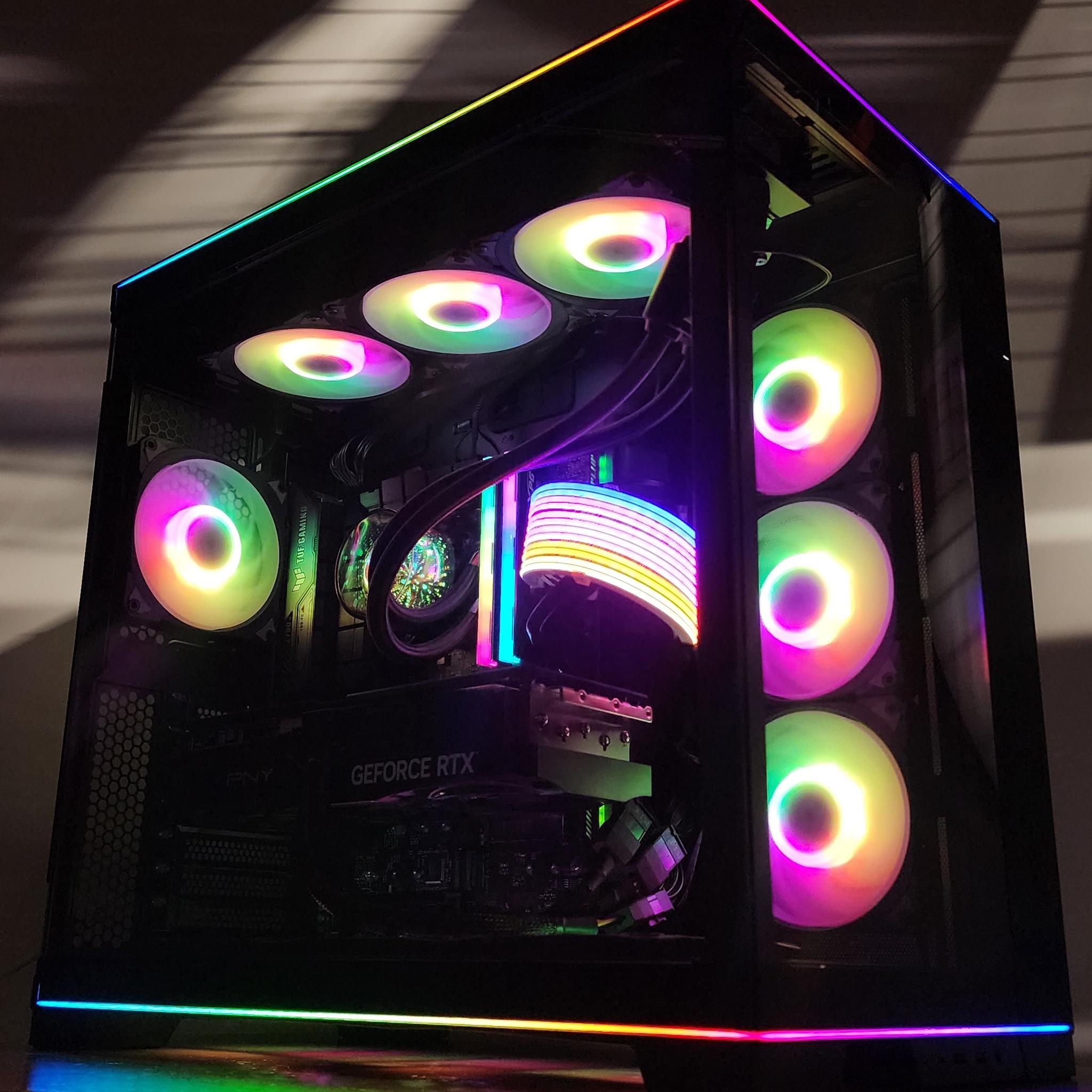Gaming PC i7-14700KF 32GB RAM 2TB SSD RTX 5070 Ti 16GB Windows 11 Computer