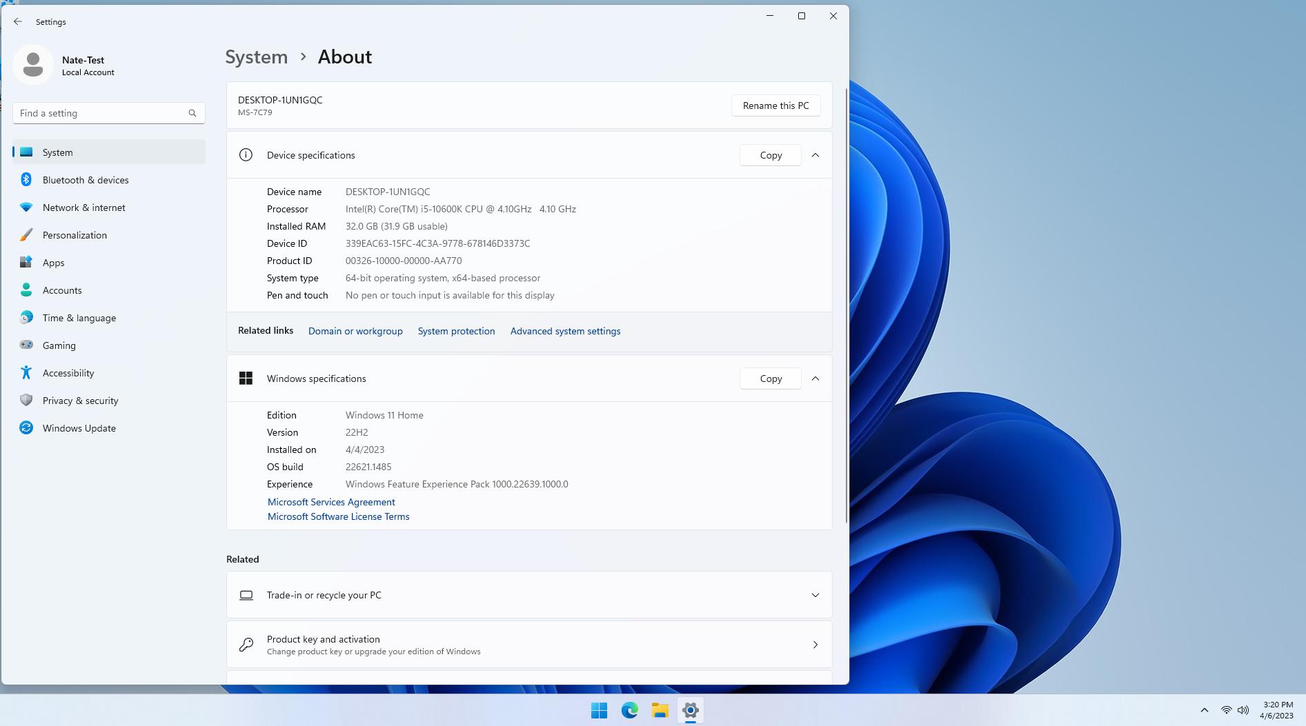 Intel Core i5-10600K 4.1 GHz NO GPU Starter Build