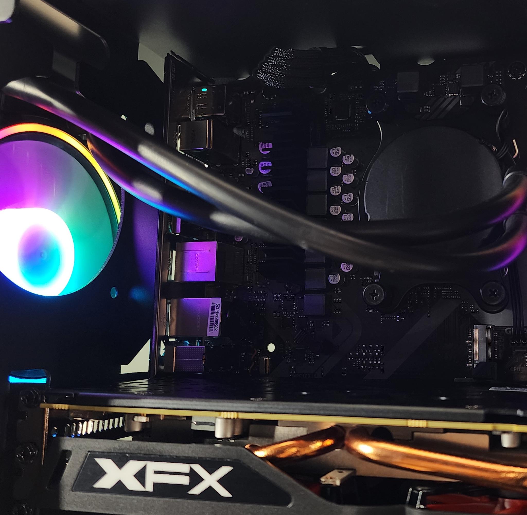 Gaming PC Ryzen 5 9600X 16GB RAM 500GB SSD RX 570 8GB Windows 11 Computer