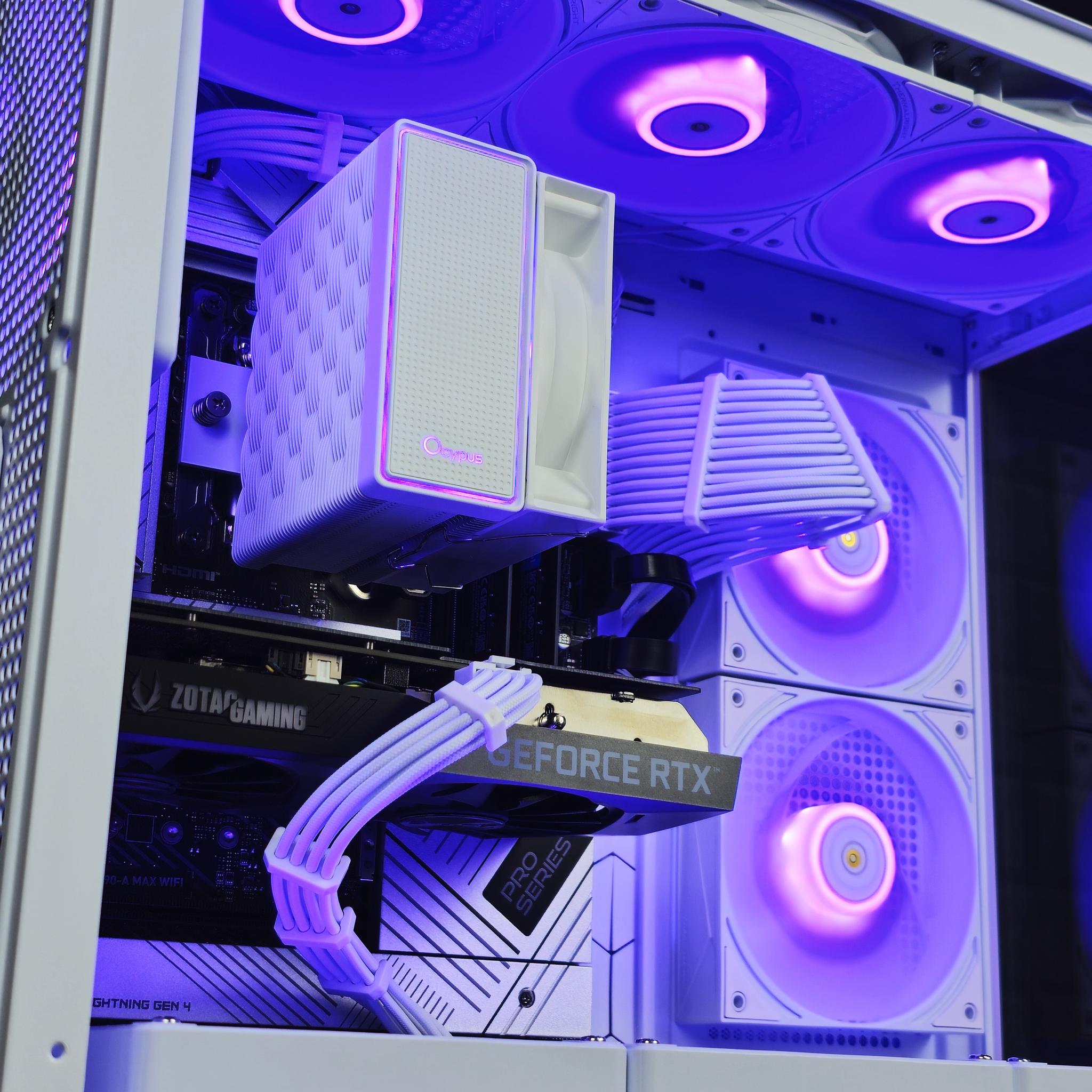 🎄Nvidia 3060 12GB • i5 14400F • 16GB DDR5 • 1TB SSD • WiFi + BT • Plug n' Play White Gaming PC