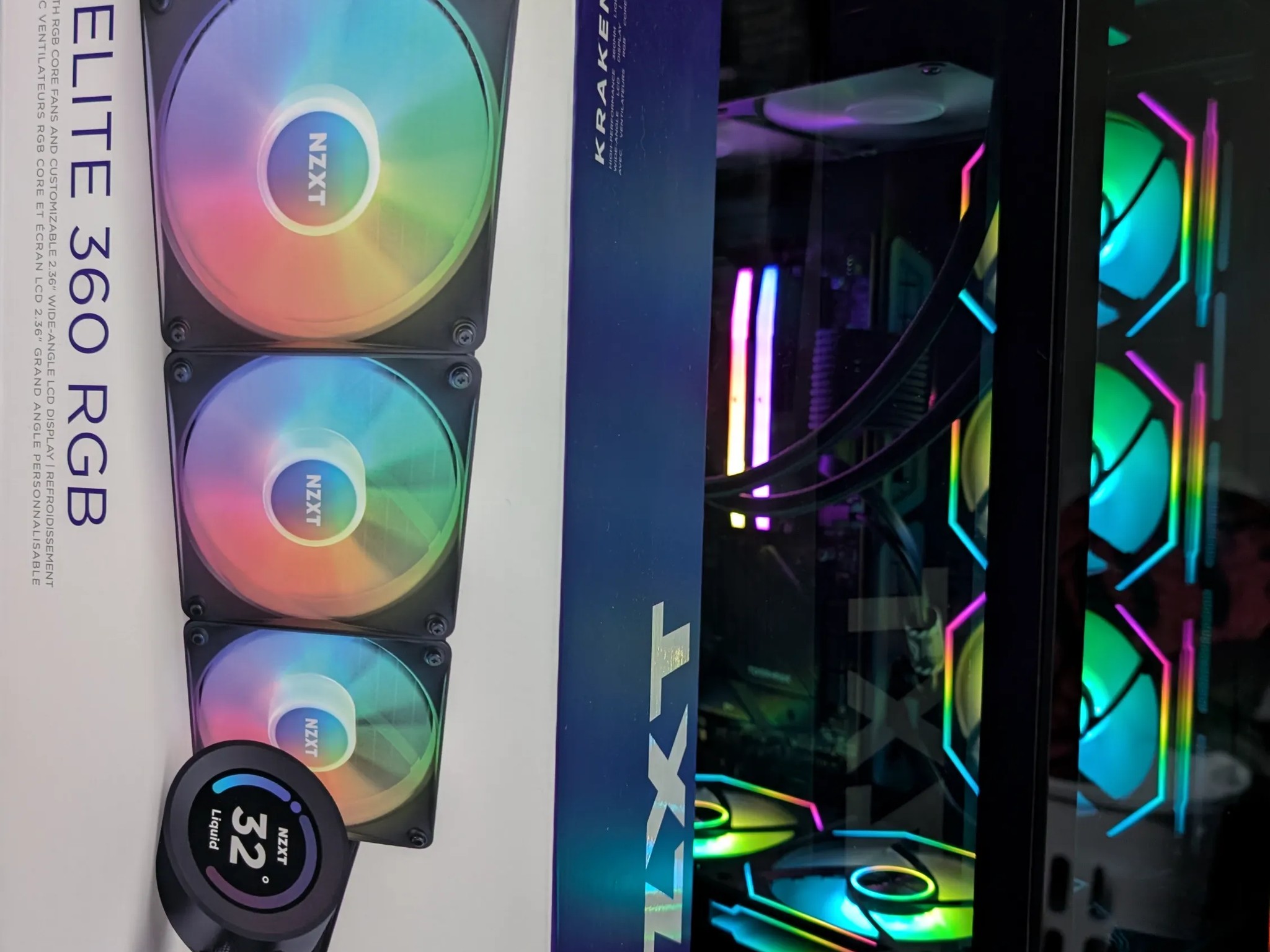 NZXT Kraken Elite 360 RGB - AIO CPU Liquid Cooler