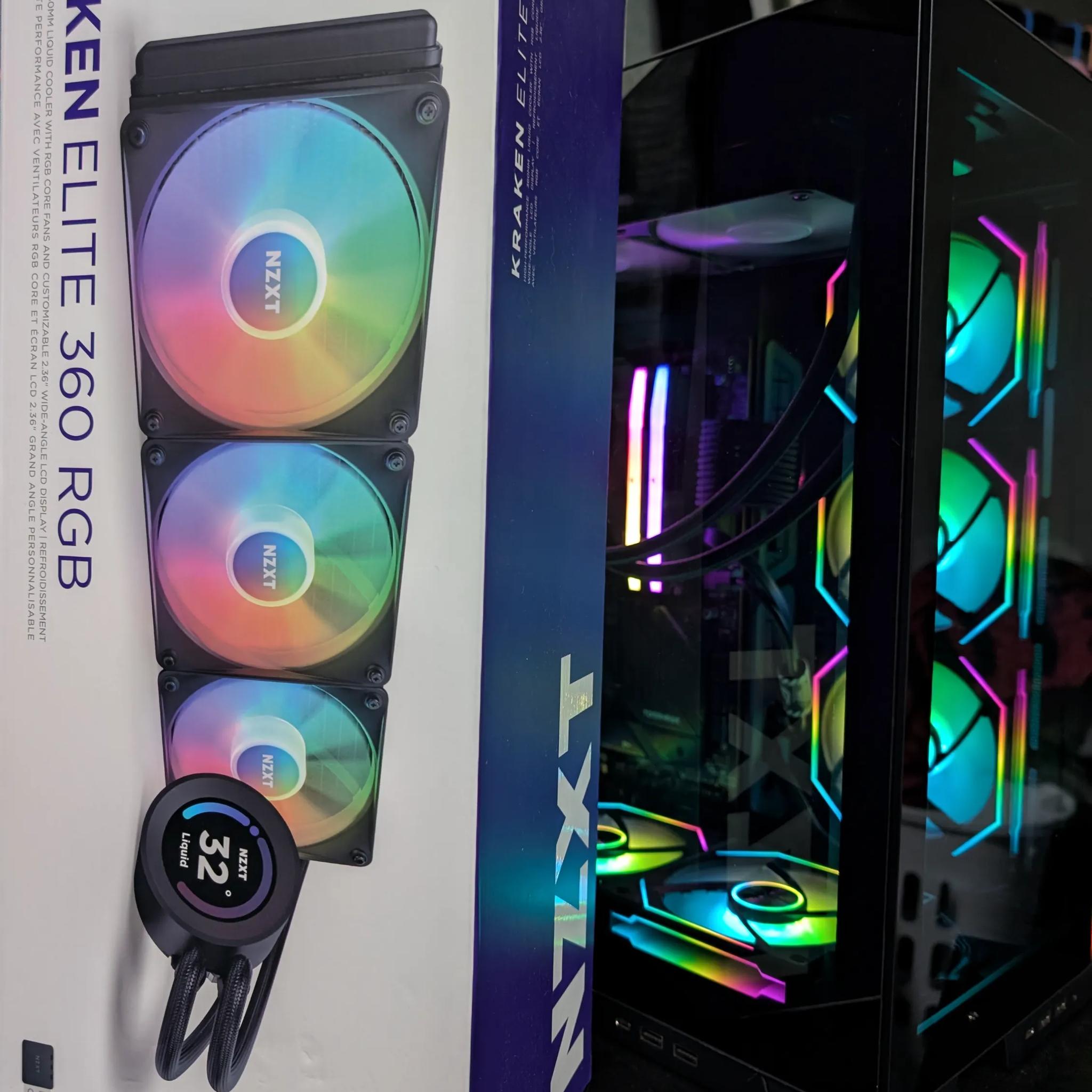 NZXT Kraken Elite 360 RGB - AIO CPU Liquid Cooler