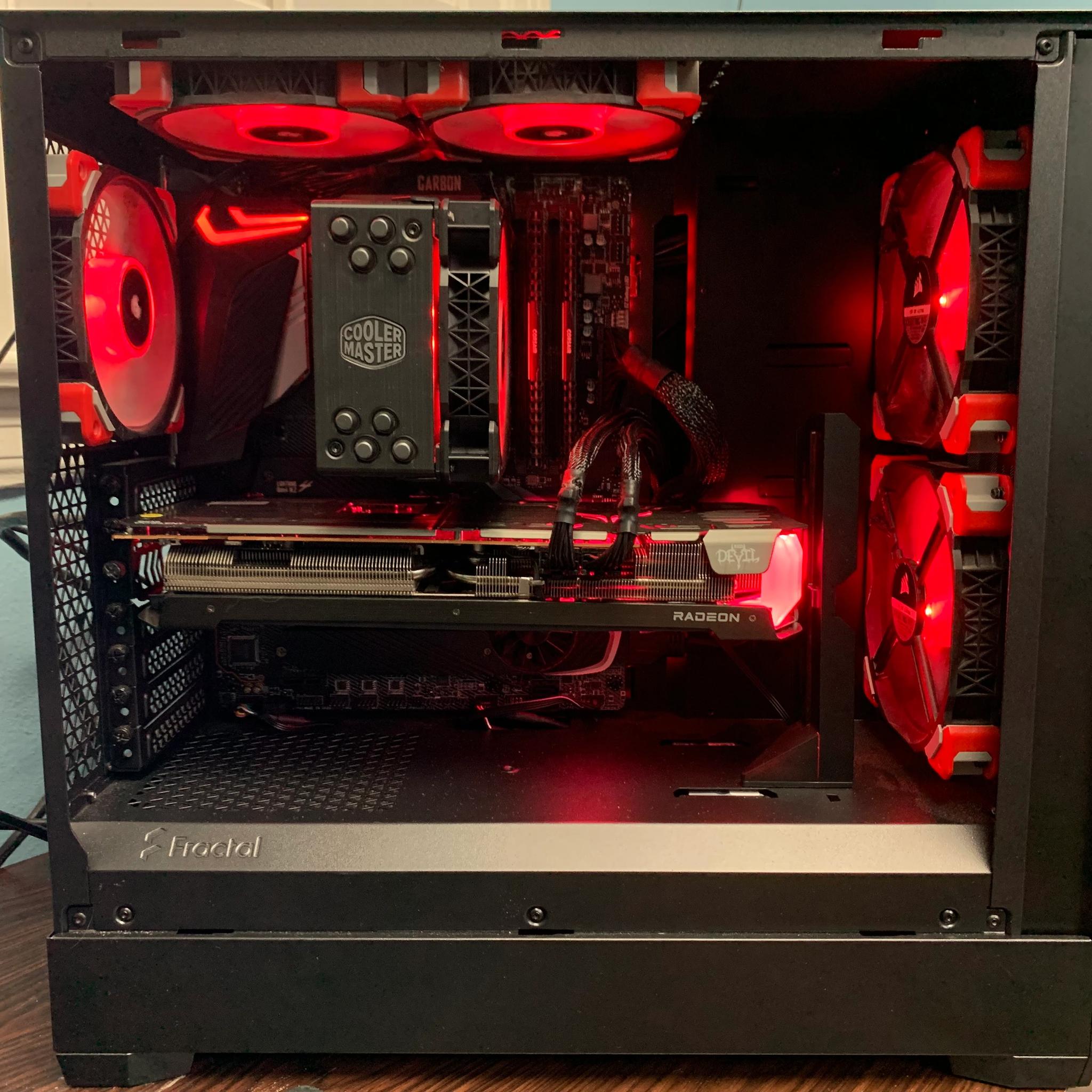 Red Devil|Ryzen 7 3700X|RX 6700XT|32GB|500GB SSD|2TB HDD|Wifi|Windows 10 Pro