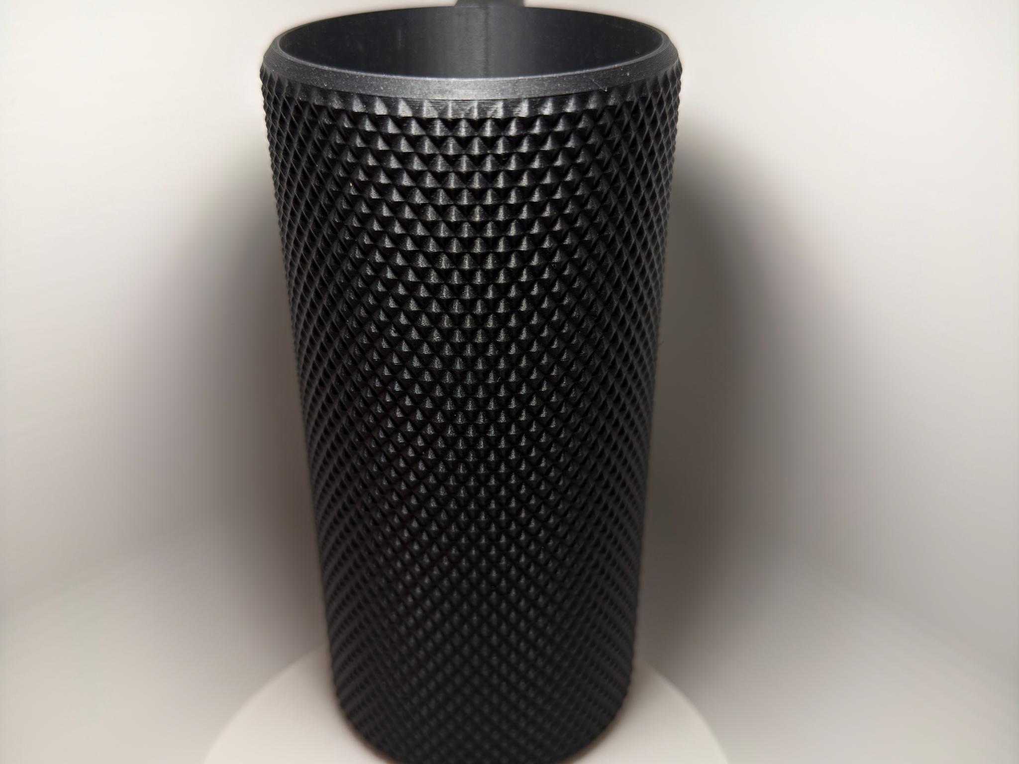 3D Printed 16oz Can Cozy with Ergonomic Handle | Textured Grip Gaming Drink Holder
