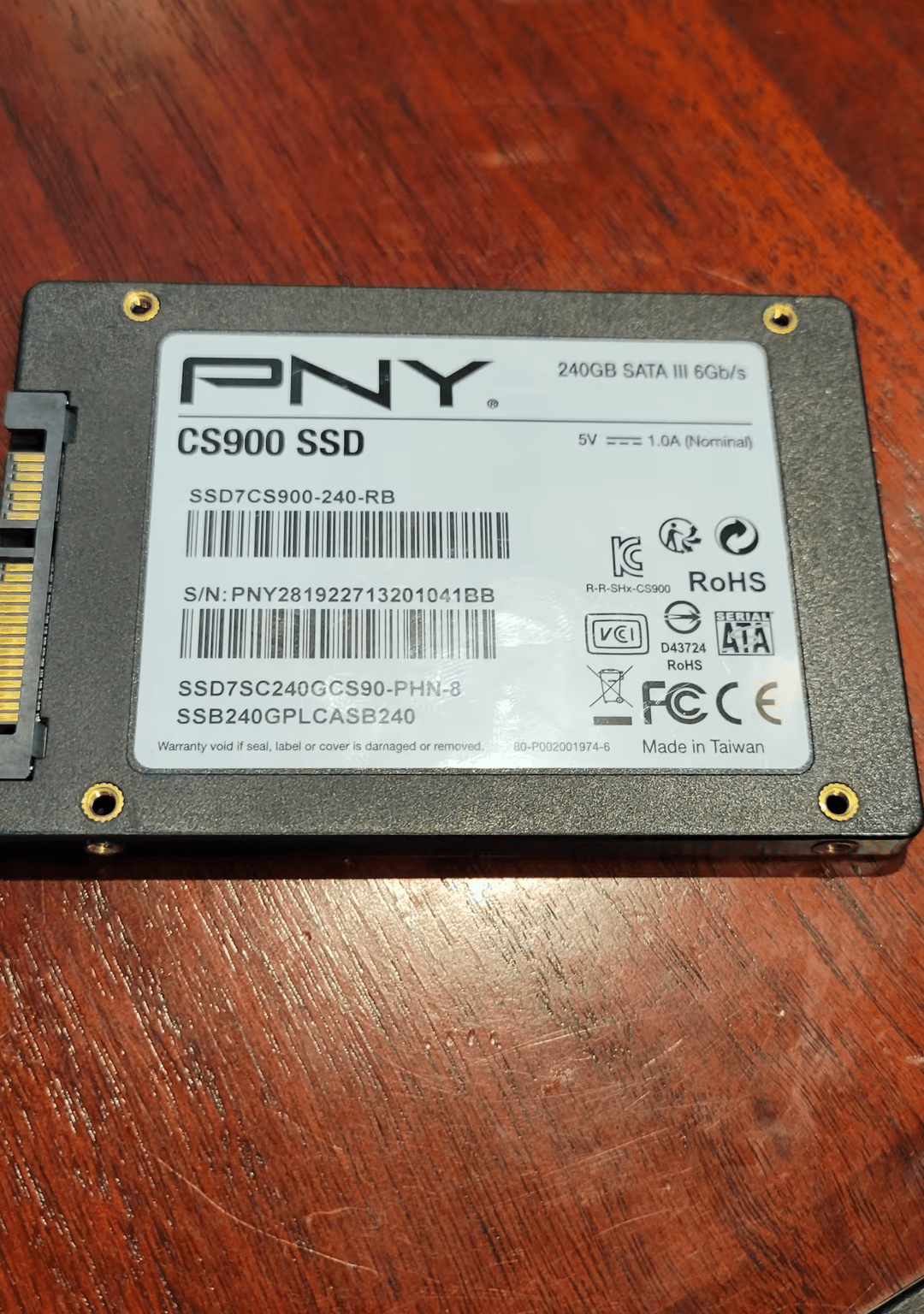 PNY CS900 240GB Internal SSD 2.5"