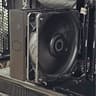 CPU Air Cooler with Copper Heat Pipes and Black Shroud for AMD AM5