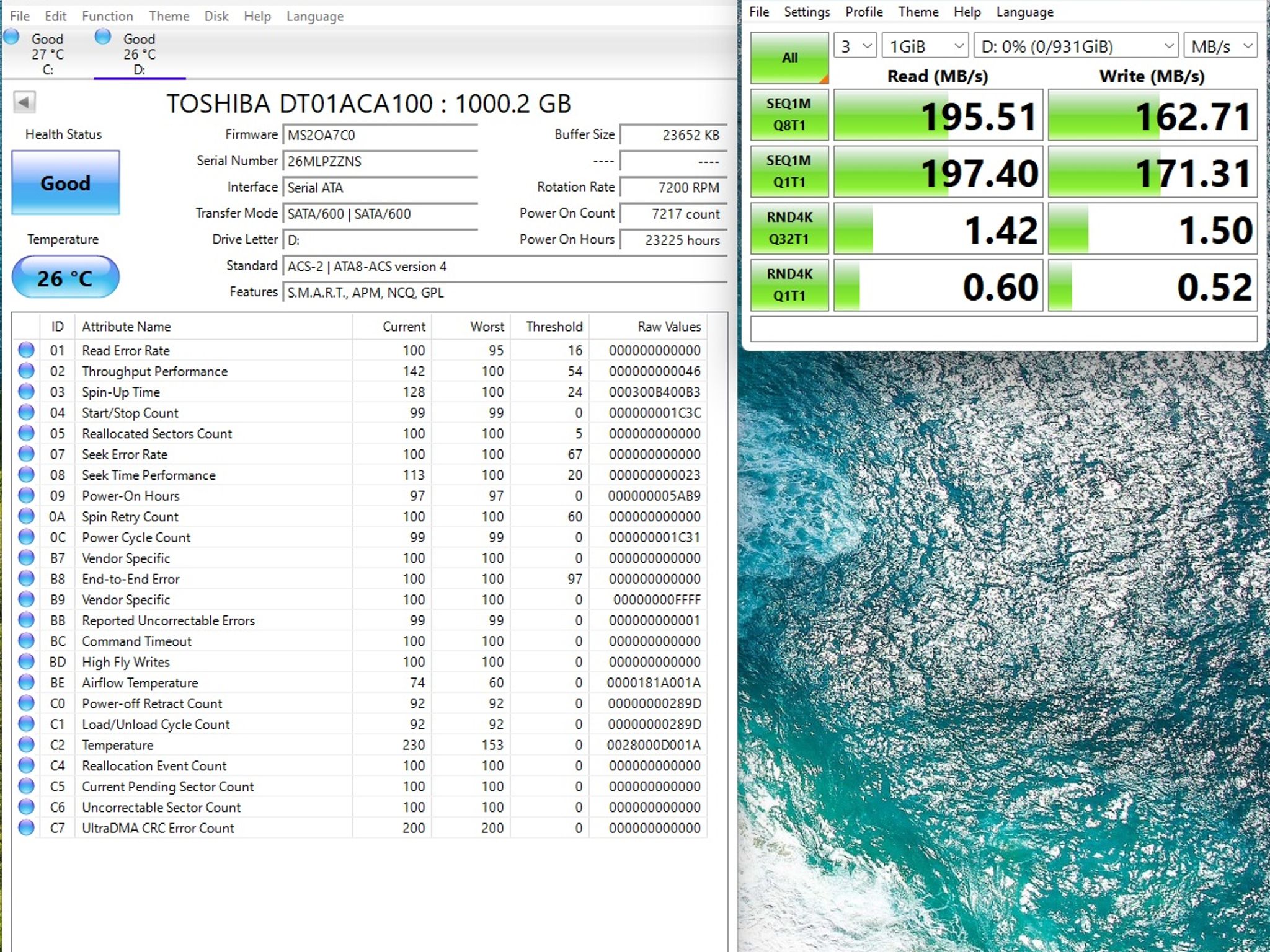 Toshiba 1TB SATA HDD
