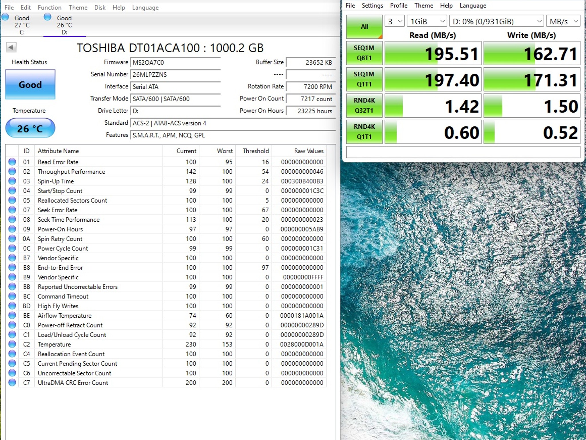 Toshiba 1TB SATA HDD