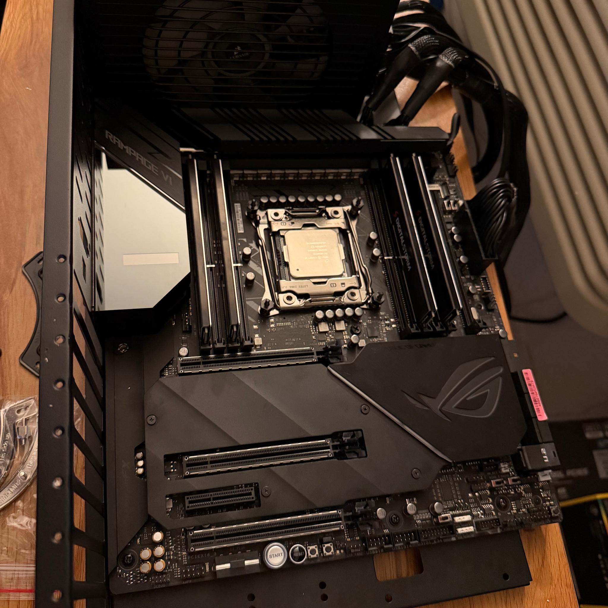 i9-10980XE + 64GB DDR4 + 500GB NVME SSD + ROG RAMPAGE VI OMEGA