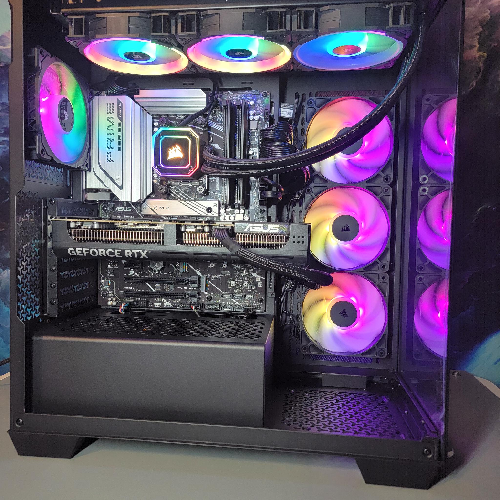 ASUS PRIME RTX 5070 ti 16gb + Ryzen 9800x3d PC Build #48