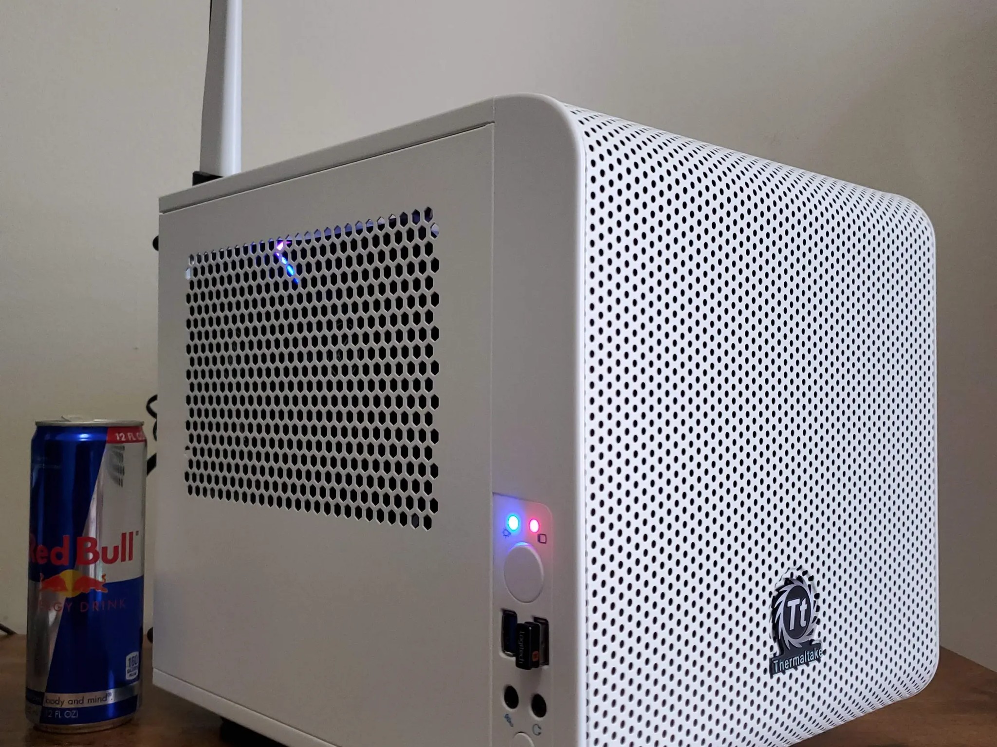 Snow White Mini ITX Cube PC | RTX 3050 8GB | Ryzen 5 3600 | 16GB DDR4 ARGB | 1TB NVME SSD | Wifi