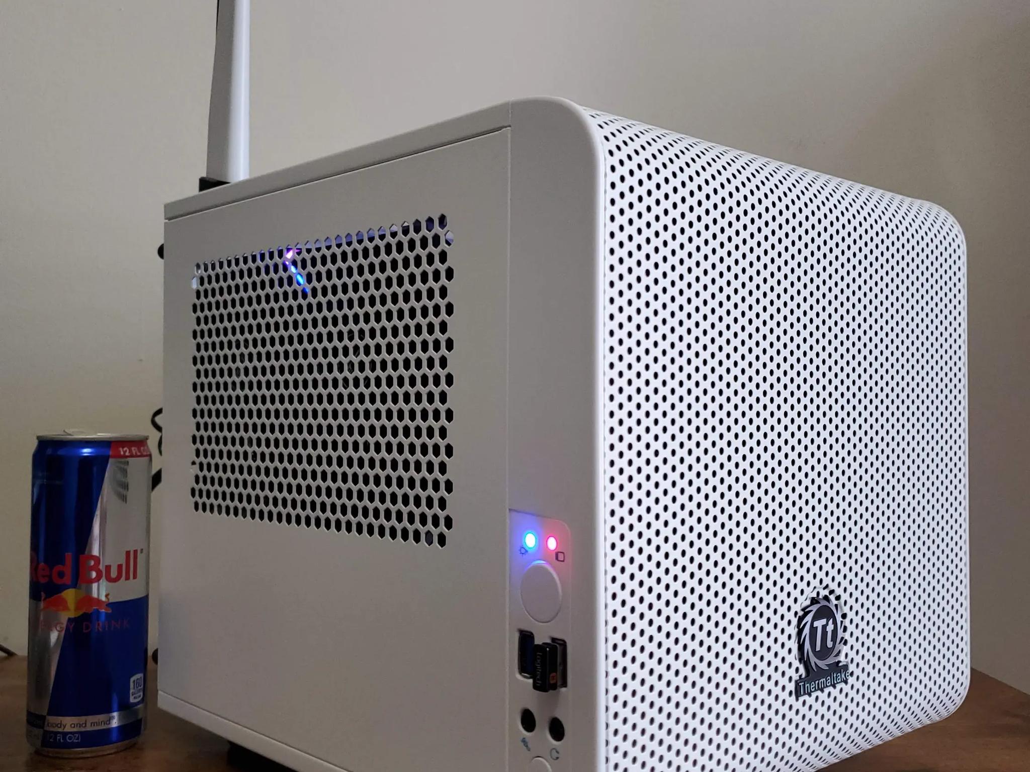 Snow White Mini ITX Cube PC | RTX 3050 8GB | Ryzen 5 3600 | 16GB DDR4 ARGB | 1TB NVME SSD | Wifi
