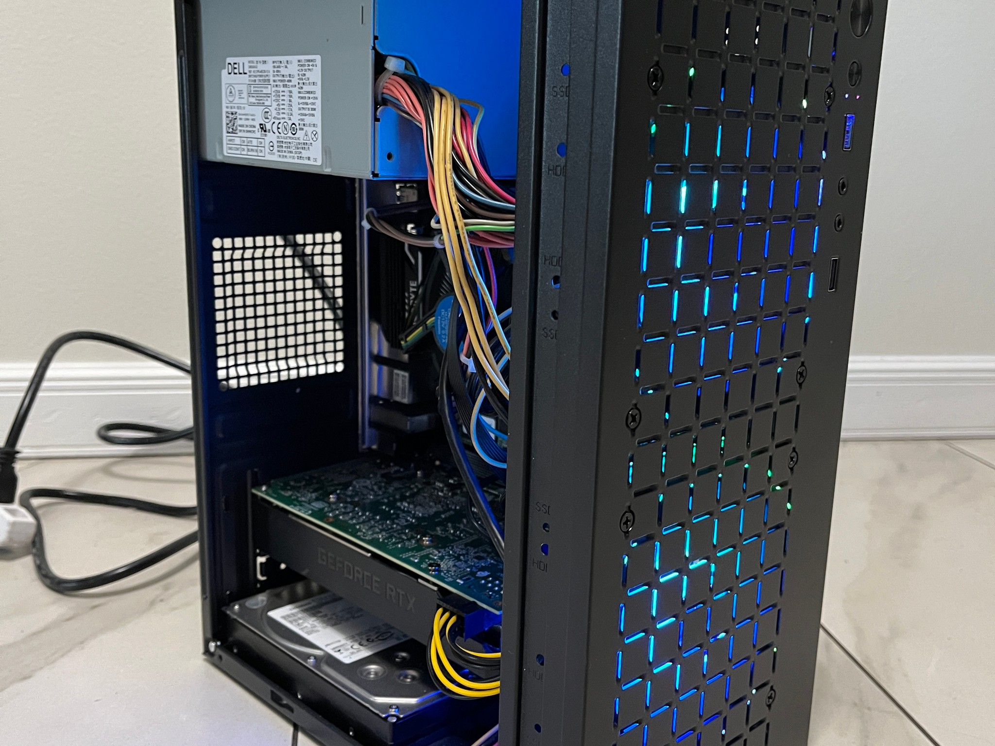 NVIDIA RTX 2060 Super, Intel Core i3-9100f, 16GB RAM, 1 TB Storage - Small Gaming PC w/ Wi-Fi & BT