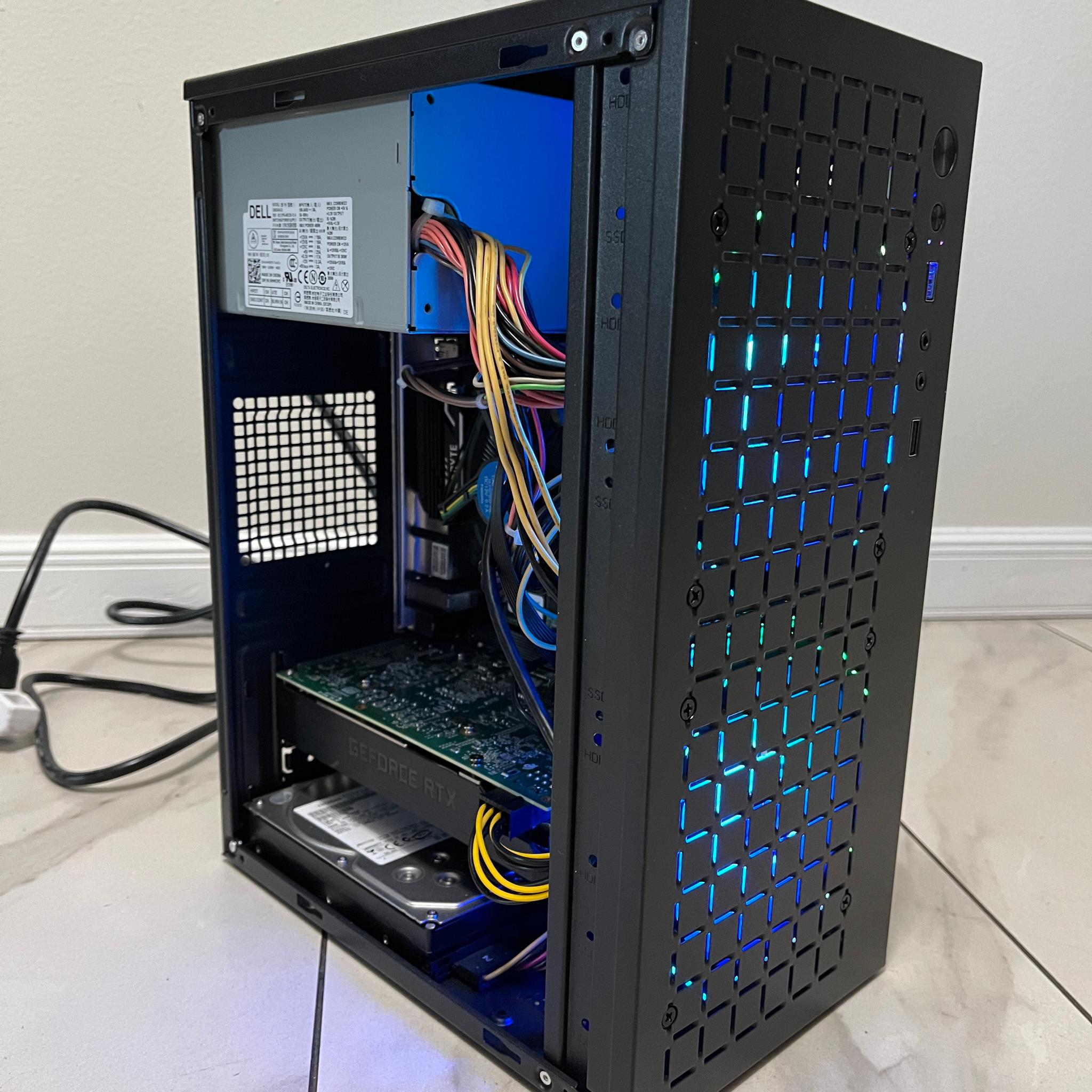 NVIDIA RTX 2060 Super, Intel Core i3-9100f, 16GB RAM, 1 TB Storage - Small Gaming PC w/ Wi-Fi & BT
