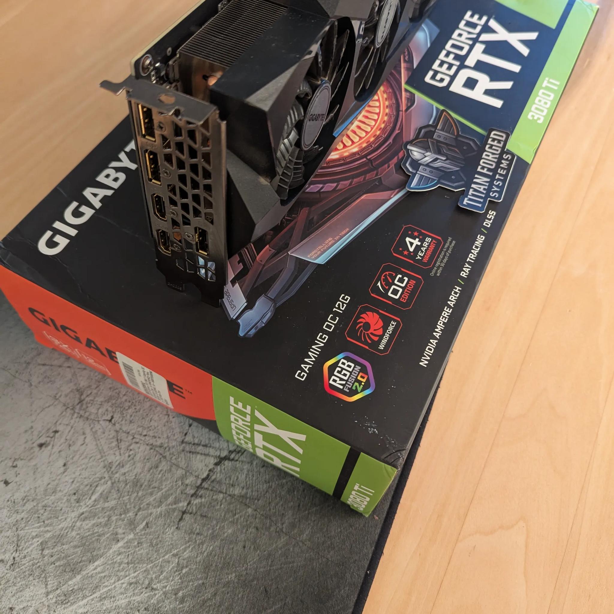 🌀 Gigabyte 3080 Ti Gaming OC – 12GB GDDR6X | Triple-Fan WINDFORCE | 4K Powerhouse