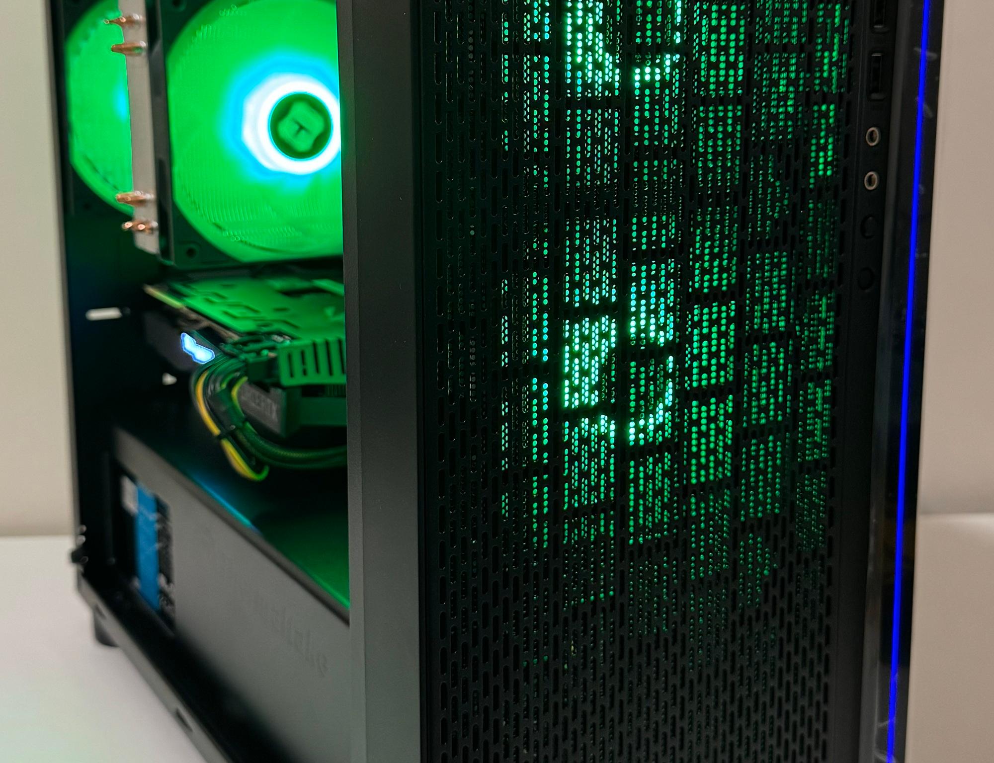 AMD Ryzen 5 32GB RAM 1TB SK Hynix NVMe SSD GeForce RTX 2070 SUPER Thermaltake Case Gaming PC