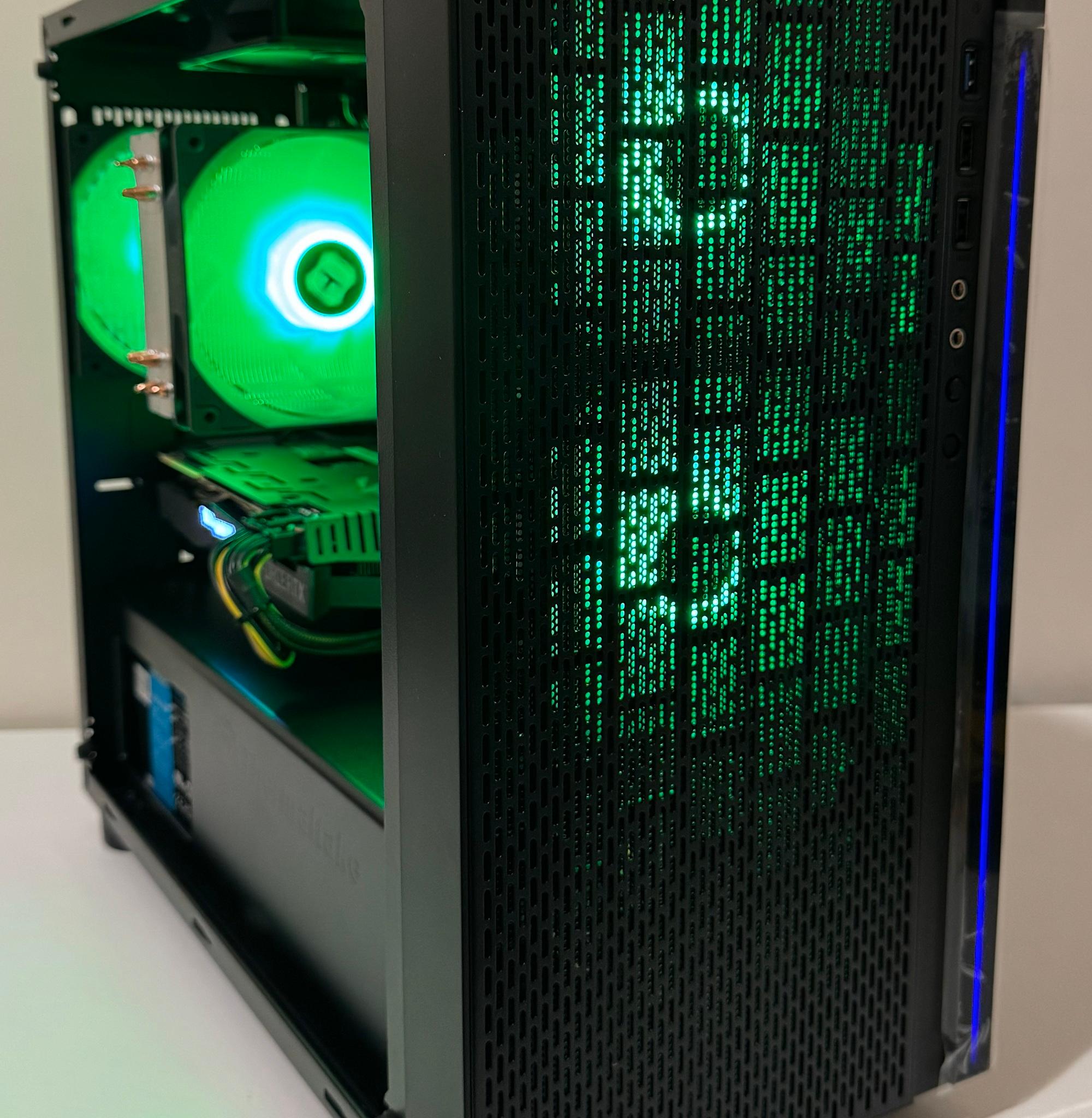 AMD Ryzen 5 32GB RAM 1TB SK Hynix NVMe SSD GeForce RTX 2070 SUPER Thermaltake Case Gaming PC