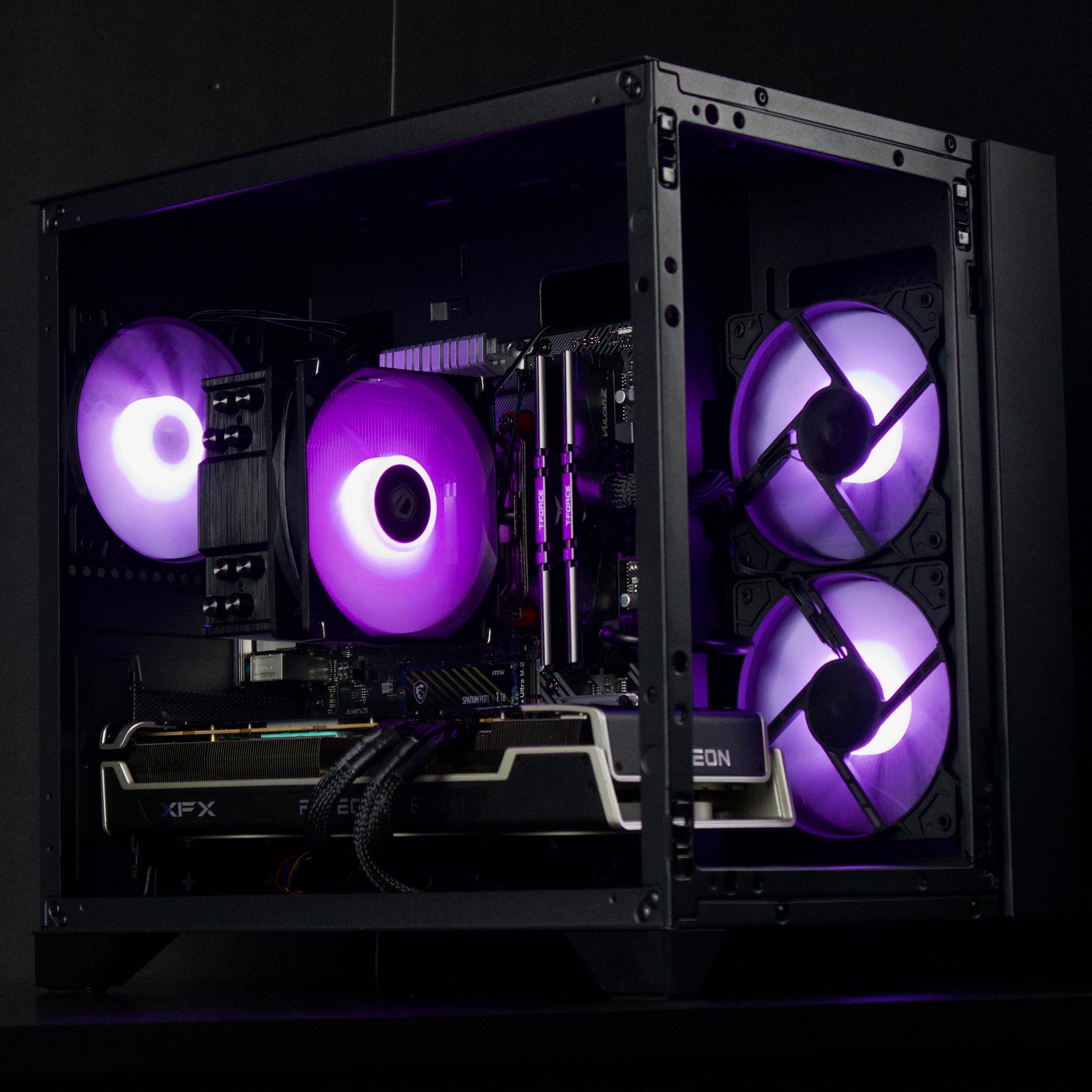 💜 🖤💜 RX 6700 XT ⚫ Ryzen 5 5600 🟣 32GB RAM ⚫ 1TB NVMe