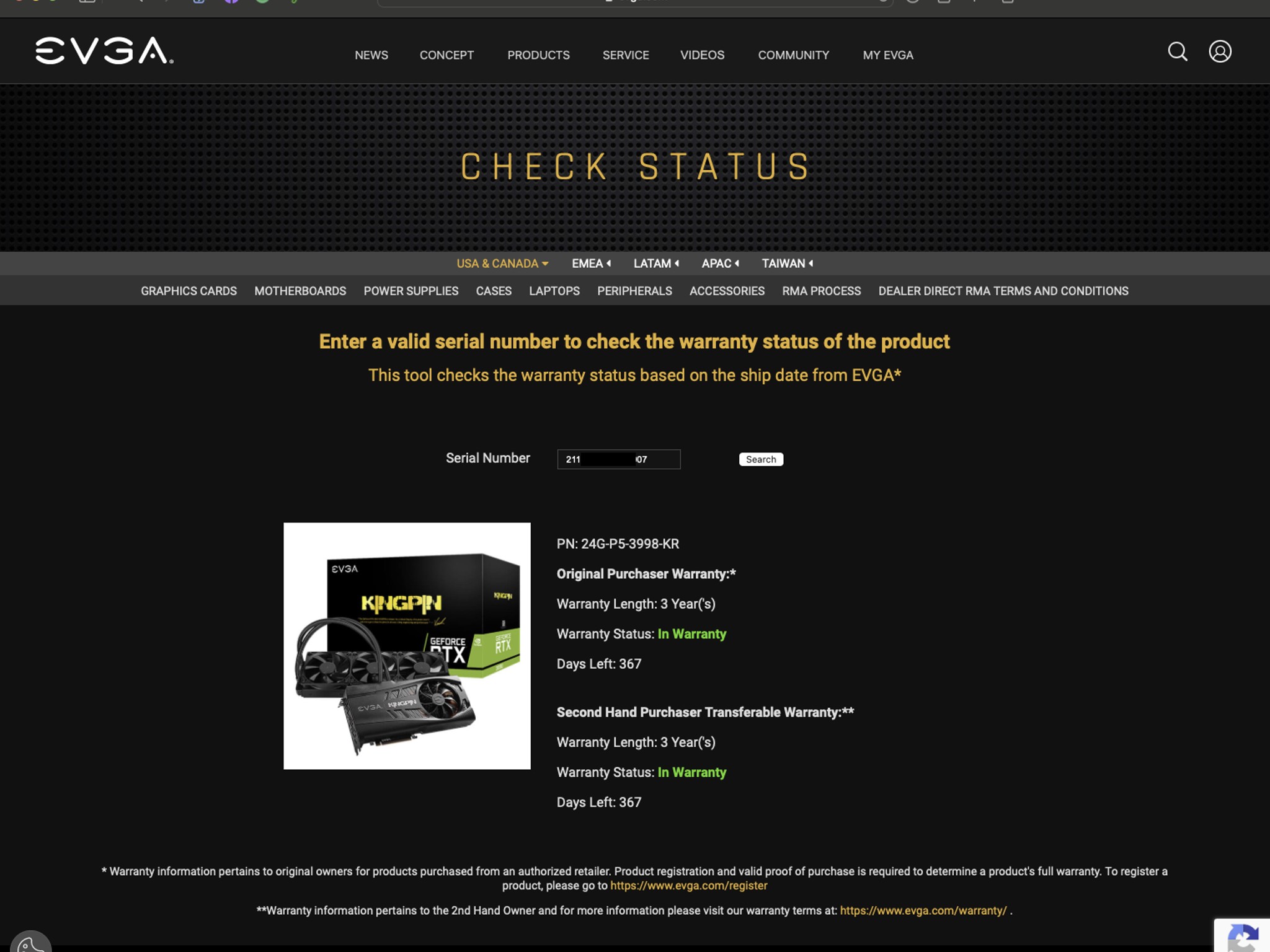 EVGA 3090 KINGPIN HYBRID 24GB GPU - Excellent Condition - Includes Warranty