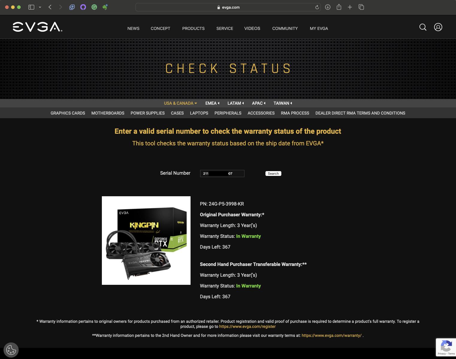 EVGA 3090 KINGPIN HYBRID 24GB GPU - Excellent Condition - Includes Warranty