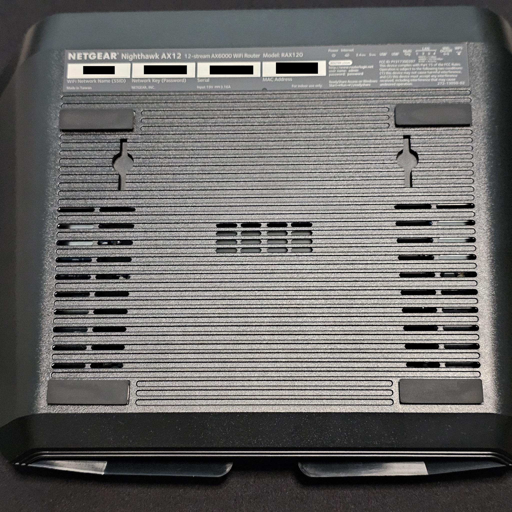 NETGEAR AX12 (Model RAX120) 12-Stream AX WiFi Router