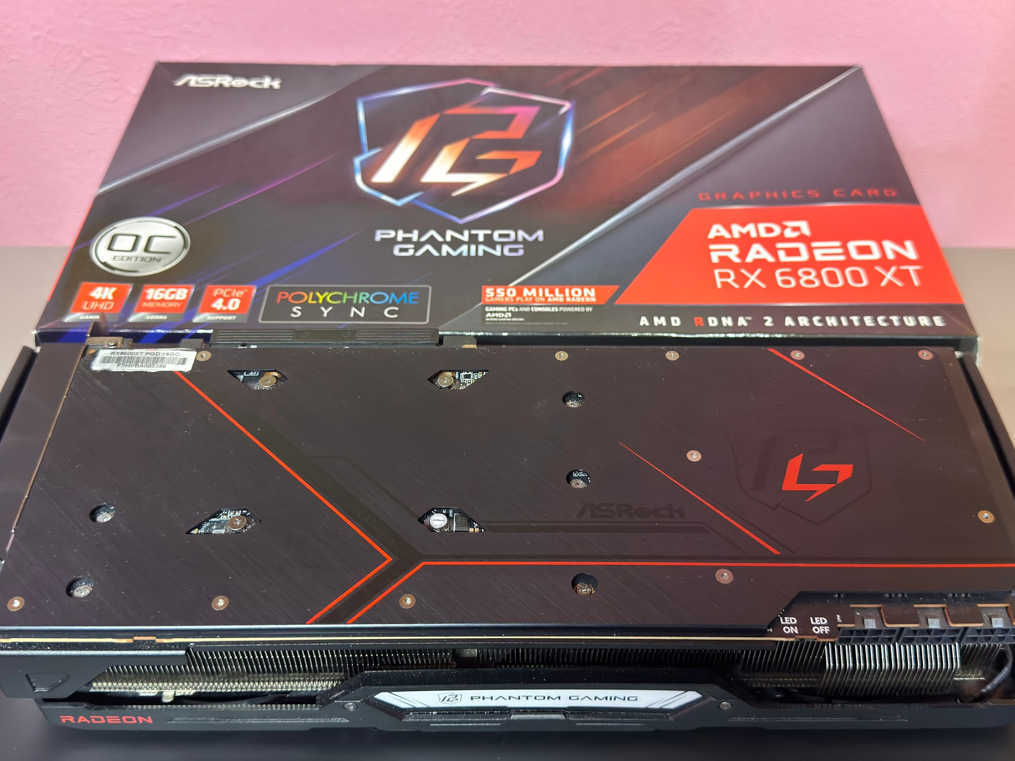 AMD Radeon™ RX 6800 XT Phantom Gaming D 16G OC