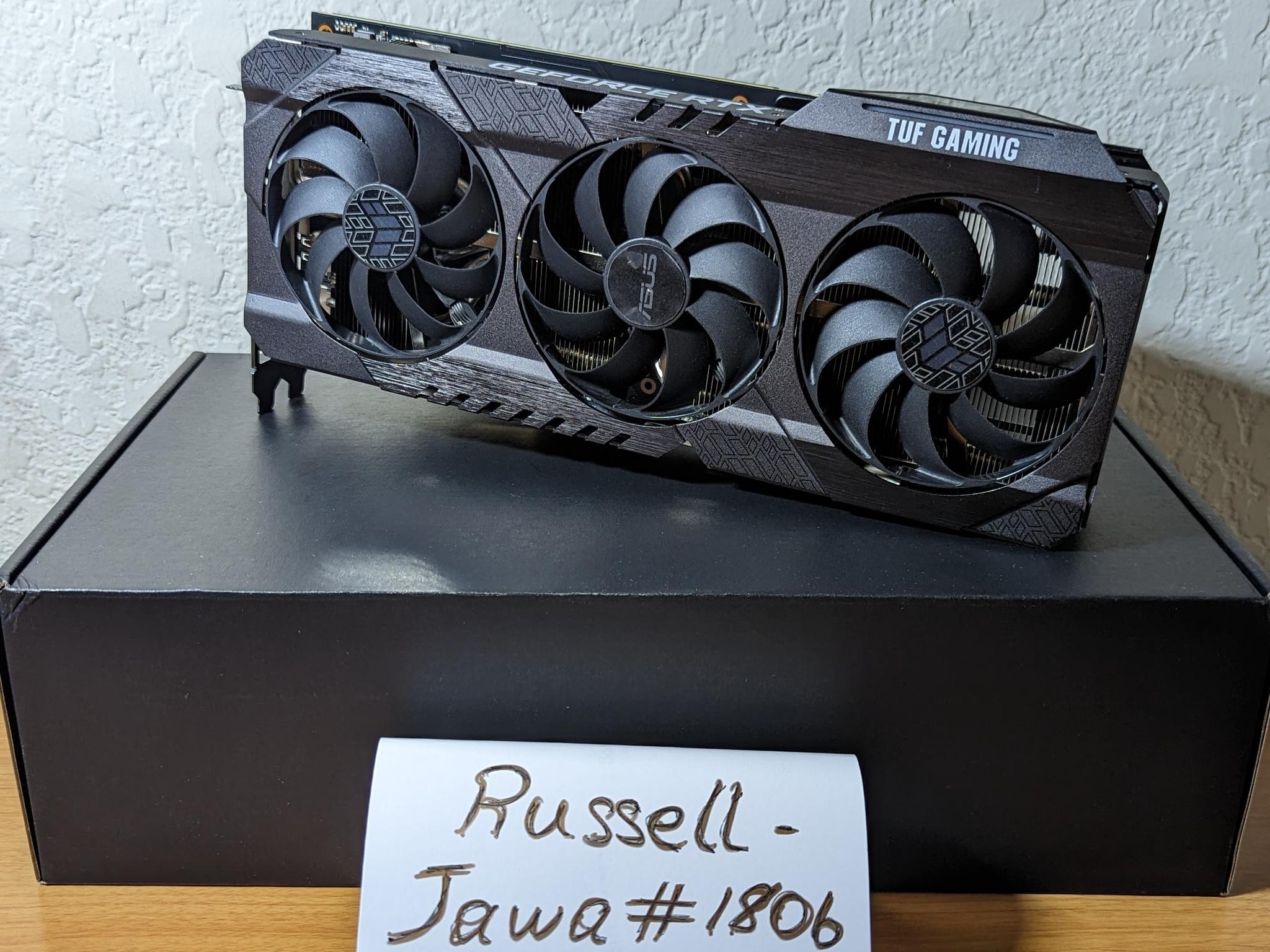 RTX 3070 ASUS TUF GAMING 8Gb in Great Condition For Sale