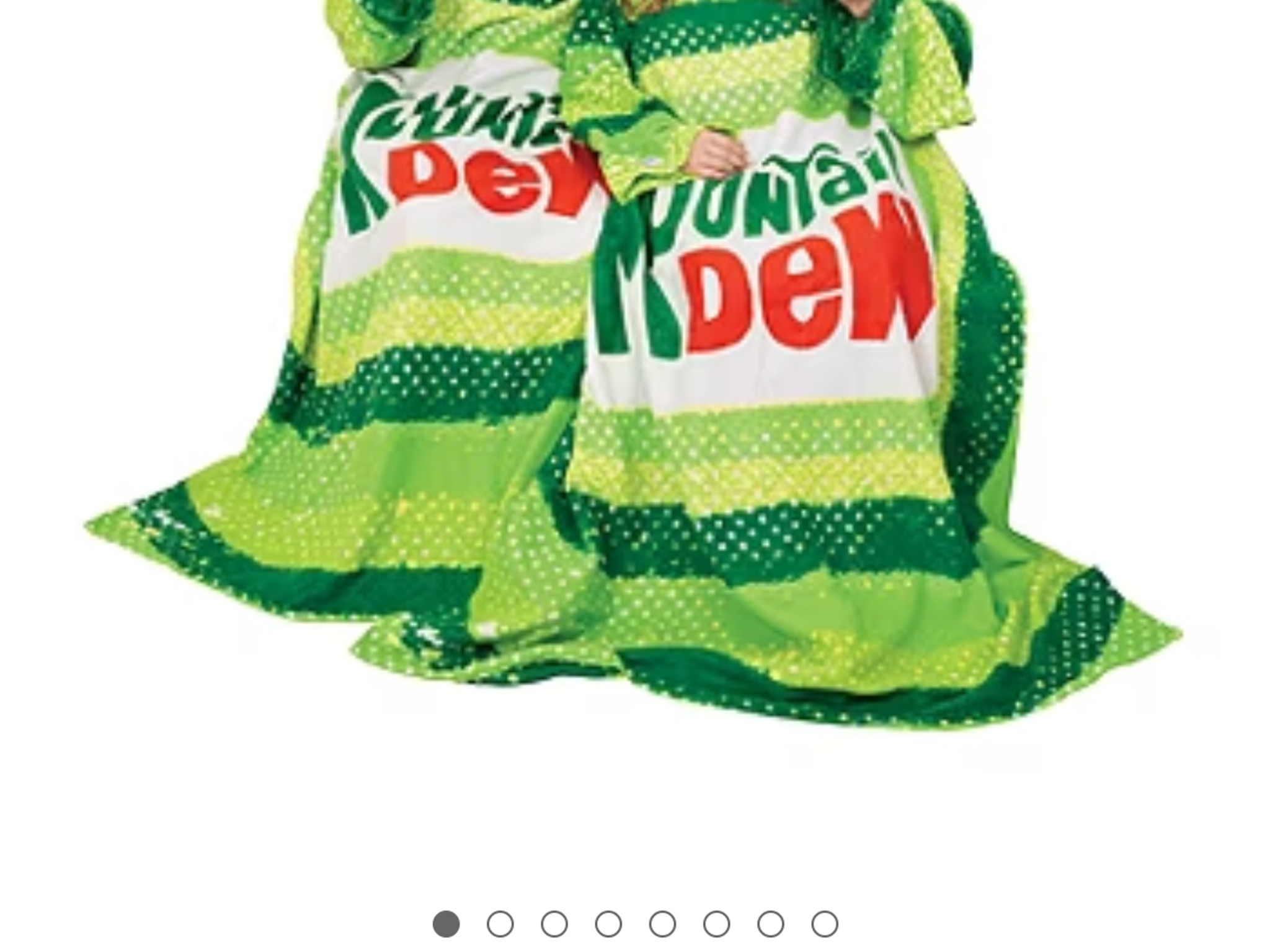 BNIB Mtn Dew Snuggie