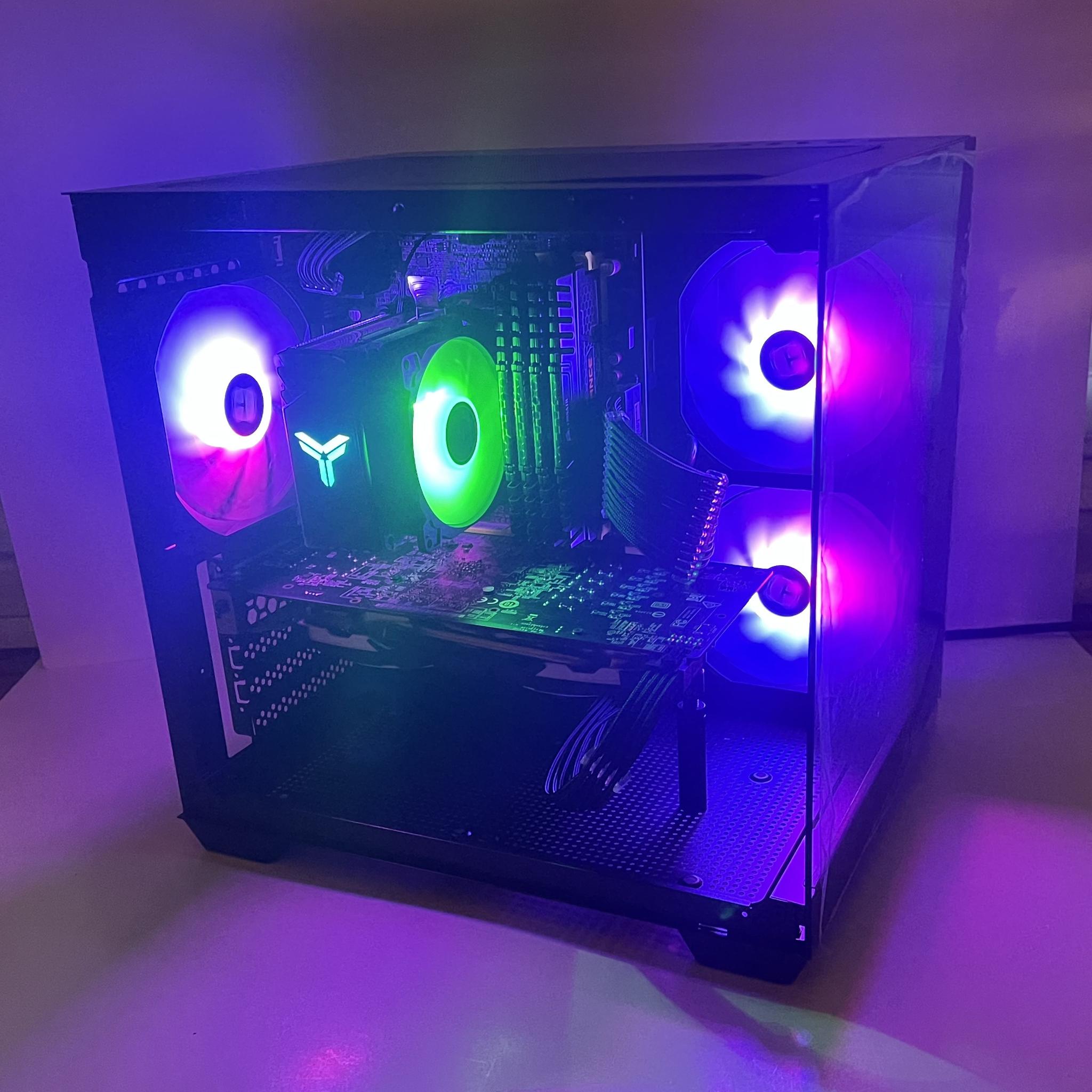 Custom RGB gaming PC I5 4970k RX 580 6gb 16gb DDR3 Ram 500gb SSD