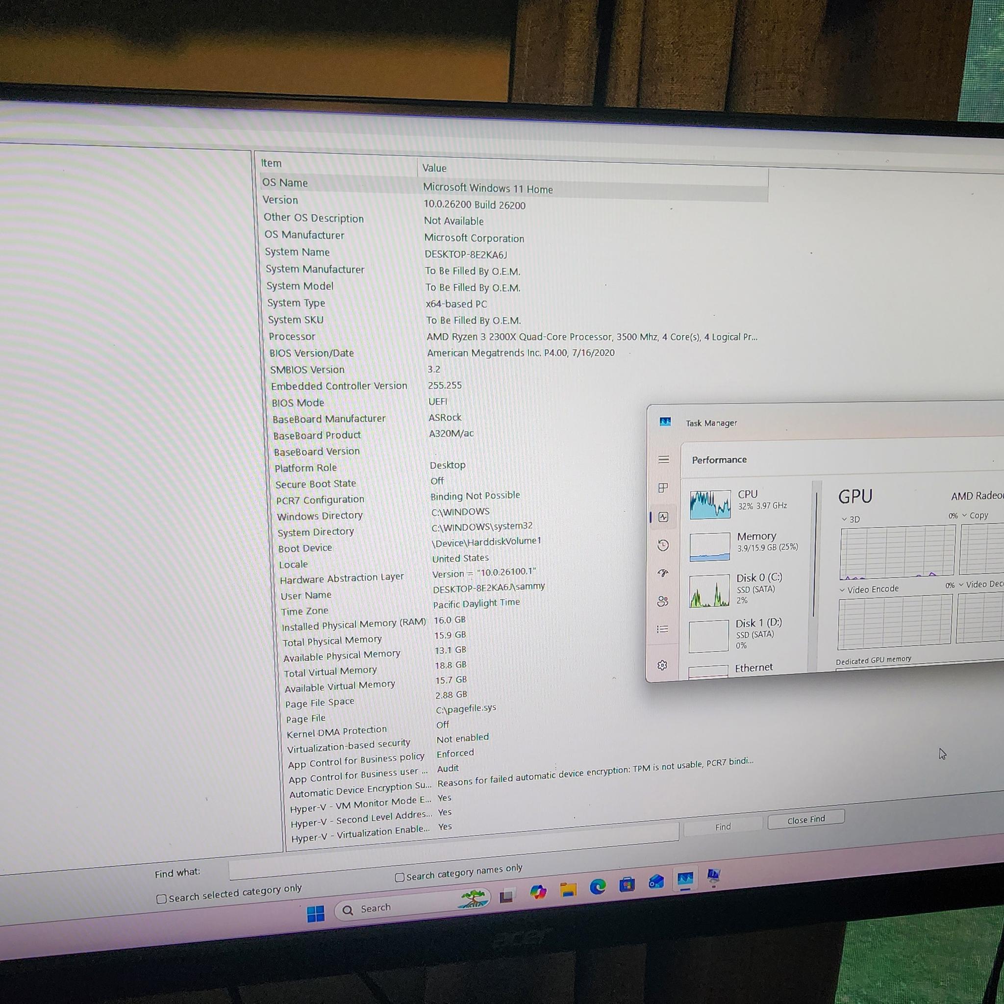 RX 580 8GB Gaming PC | Ryzen 3 2300X | 16GB RAM | SSD | Windows 11