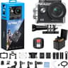 AKASO EK7000 4K Action Camera-131ft Waterproof Camera 4X, Remote Control UHD 20MP w/ Accessories Kit