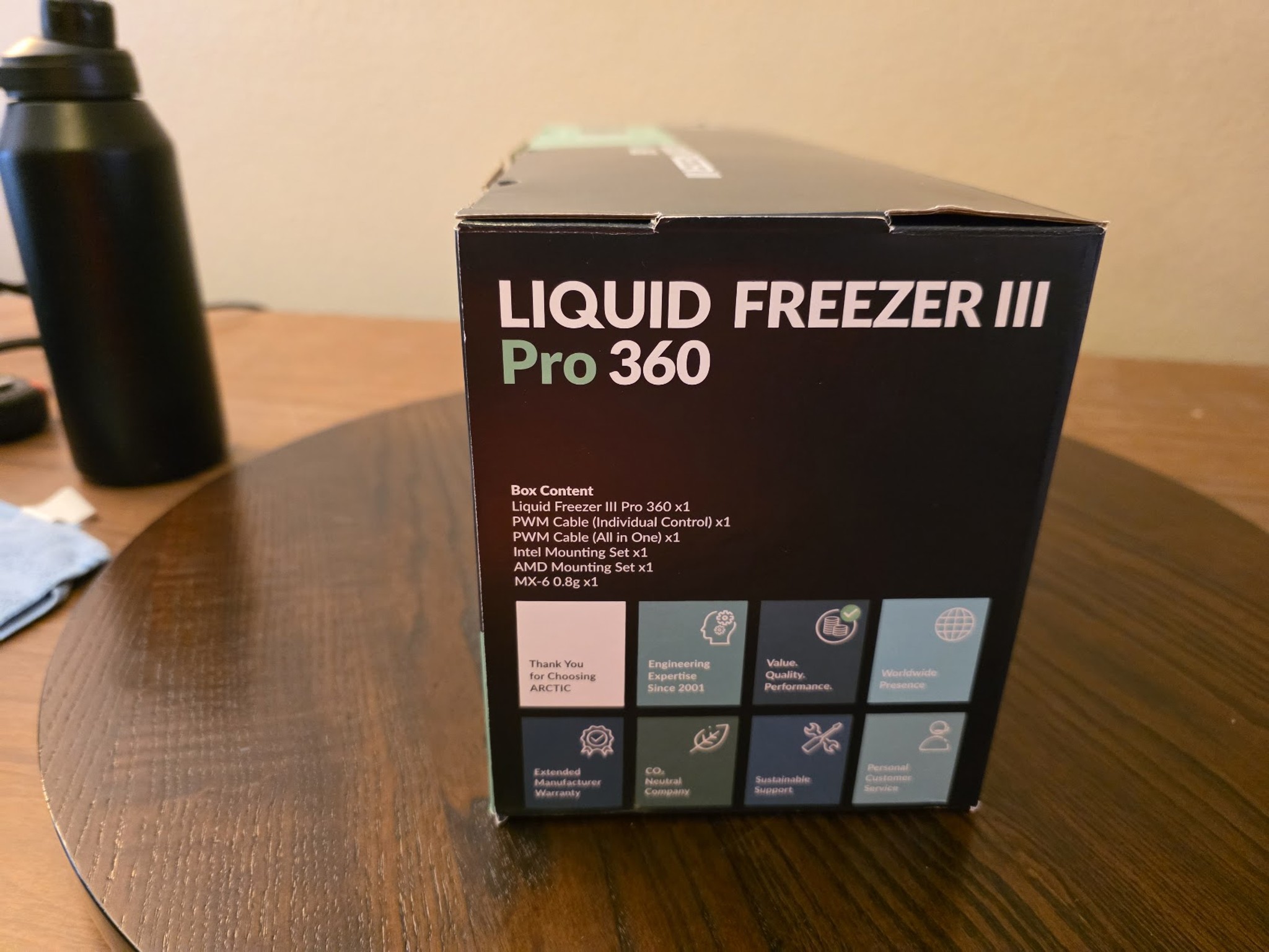 Arctic Cooling Liquid Freezer III PRO 360mm All in One Liquid CPU Cooling Kit - Black