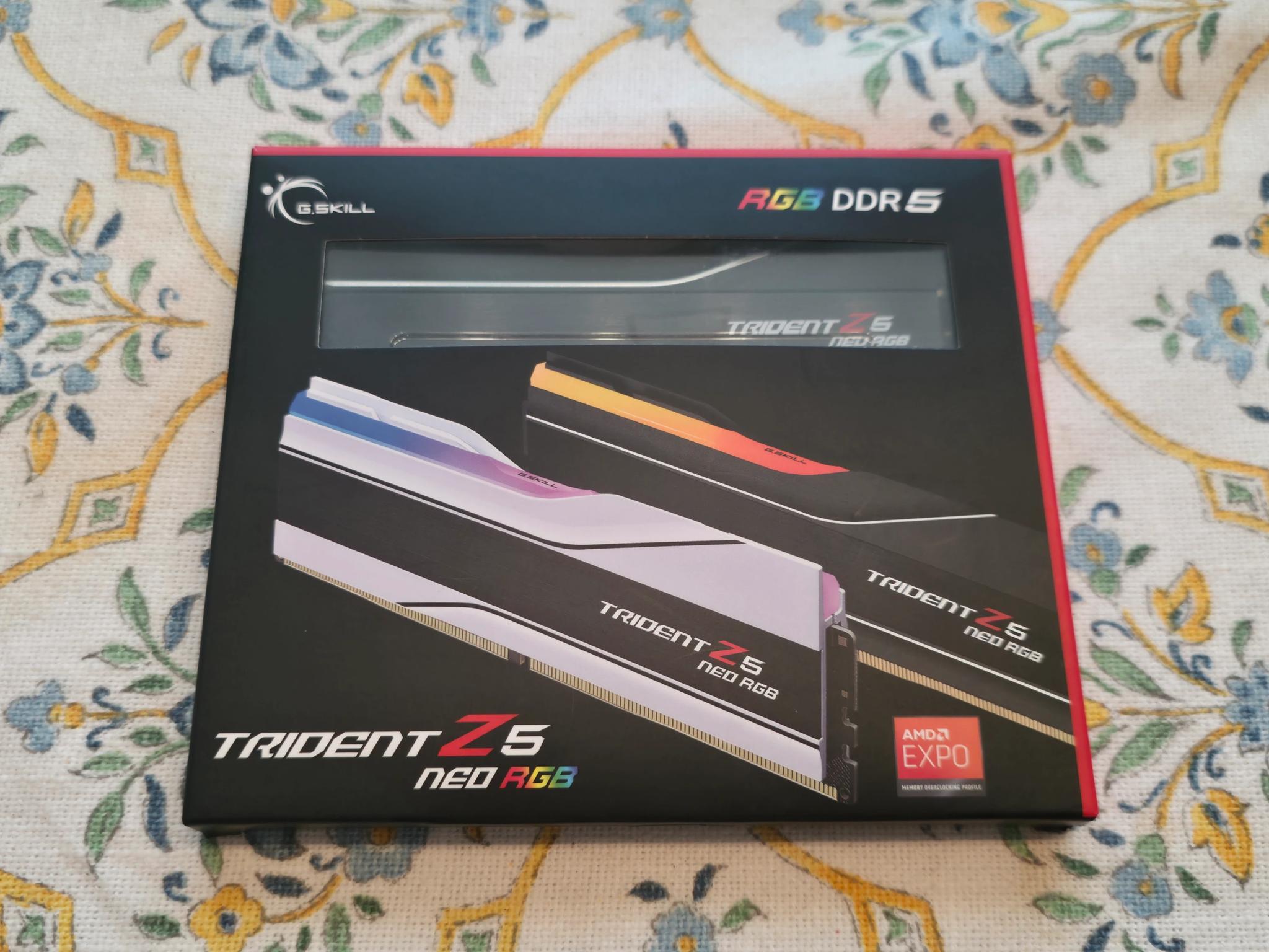G.SKILL Trident Z5 Neo RGB DDR5-8000 16GBx2 (32GB) RAM F5-8000J3848H16GX2-TZ5NR