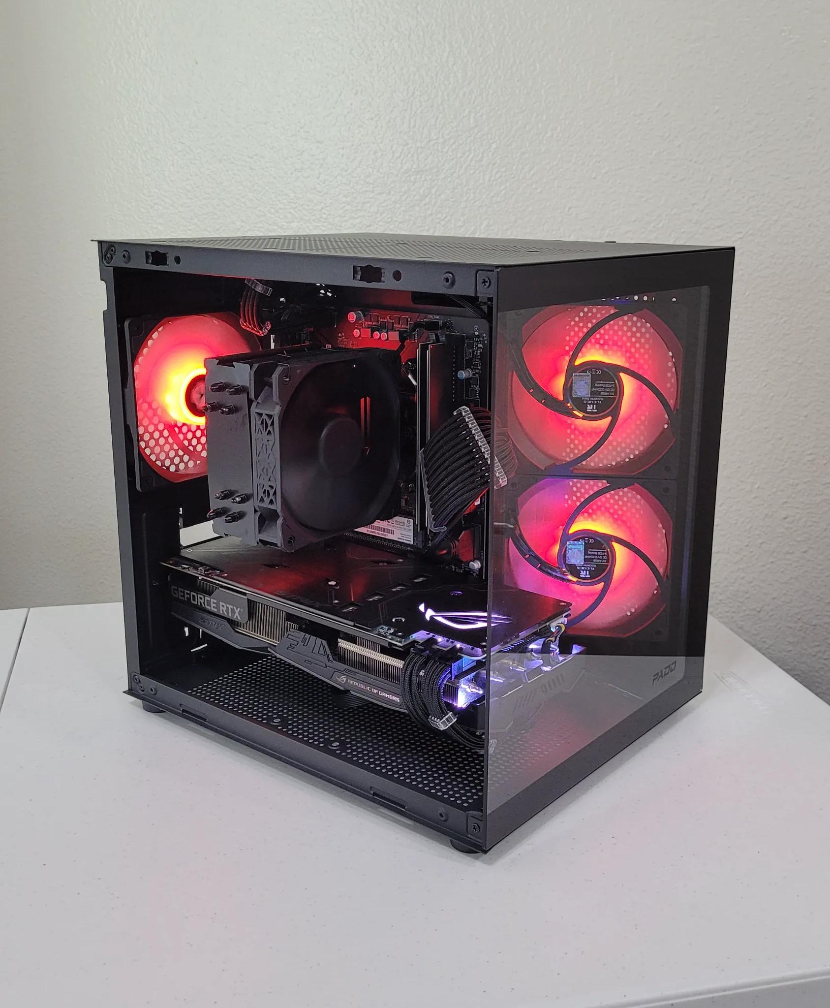 Black Gaming PC (Ryzen 5 2600X + RTX 2060 + 16GB RAM + 1TB SSD + Wifi)