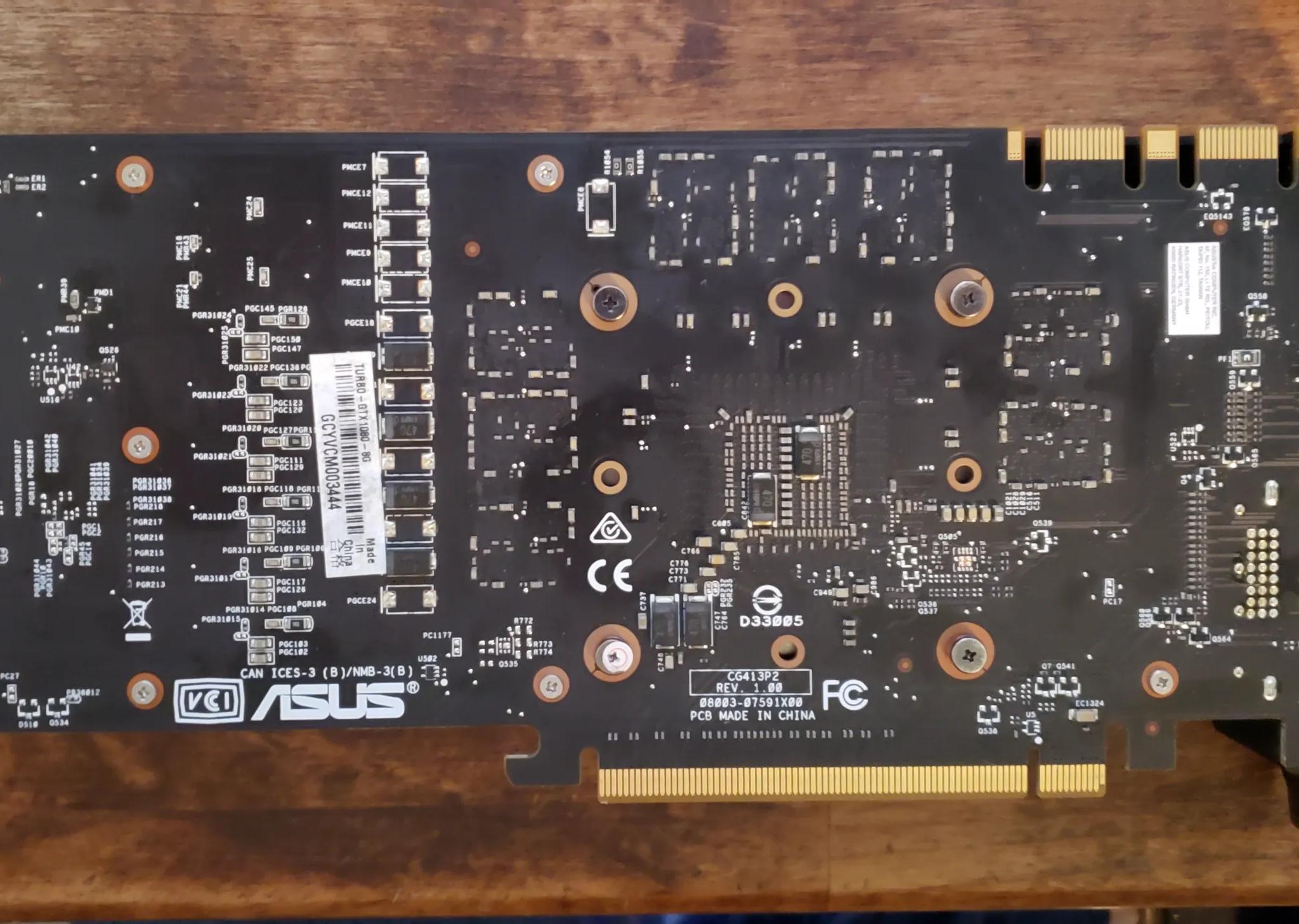 ASUS GTX 1080 Turbo