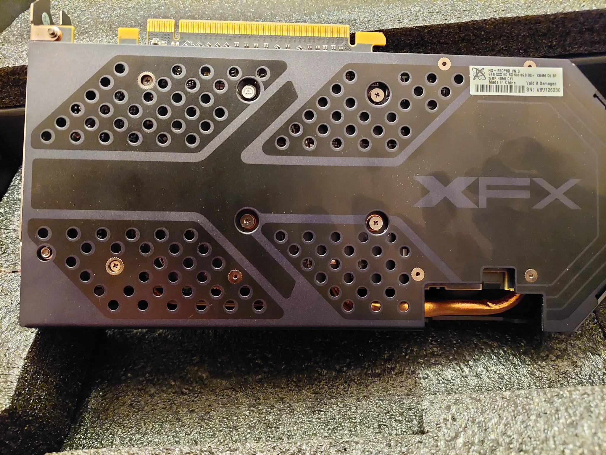 Slightly used XFX - AMD Radeon RX 580 GTS XXX Edition 8GB GDDR5 PCI Express 3.0 Graphics Card