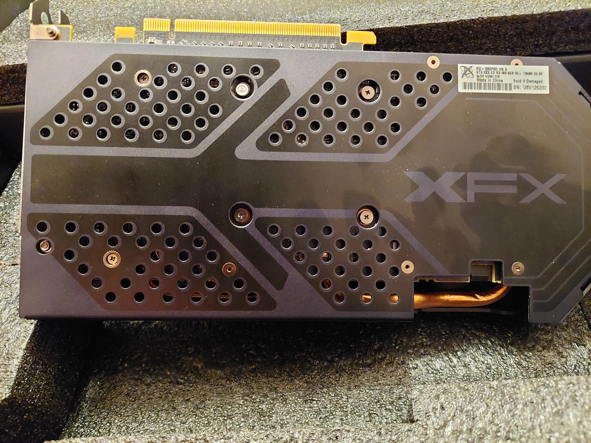 Slightly used XFX - AMD Radeon RX 580 GTS XXX Edition 8GB GDDR5 PCI Express 3.0 Graphics Card