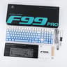AULA F99 PRO (BRAND NEW) Blue, Wireless Mechanical Keyboard 95% LEOBOG Nimbus V3 Switches w/ Knob