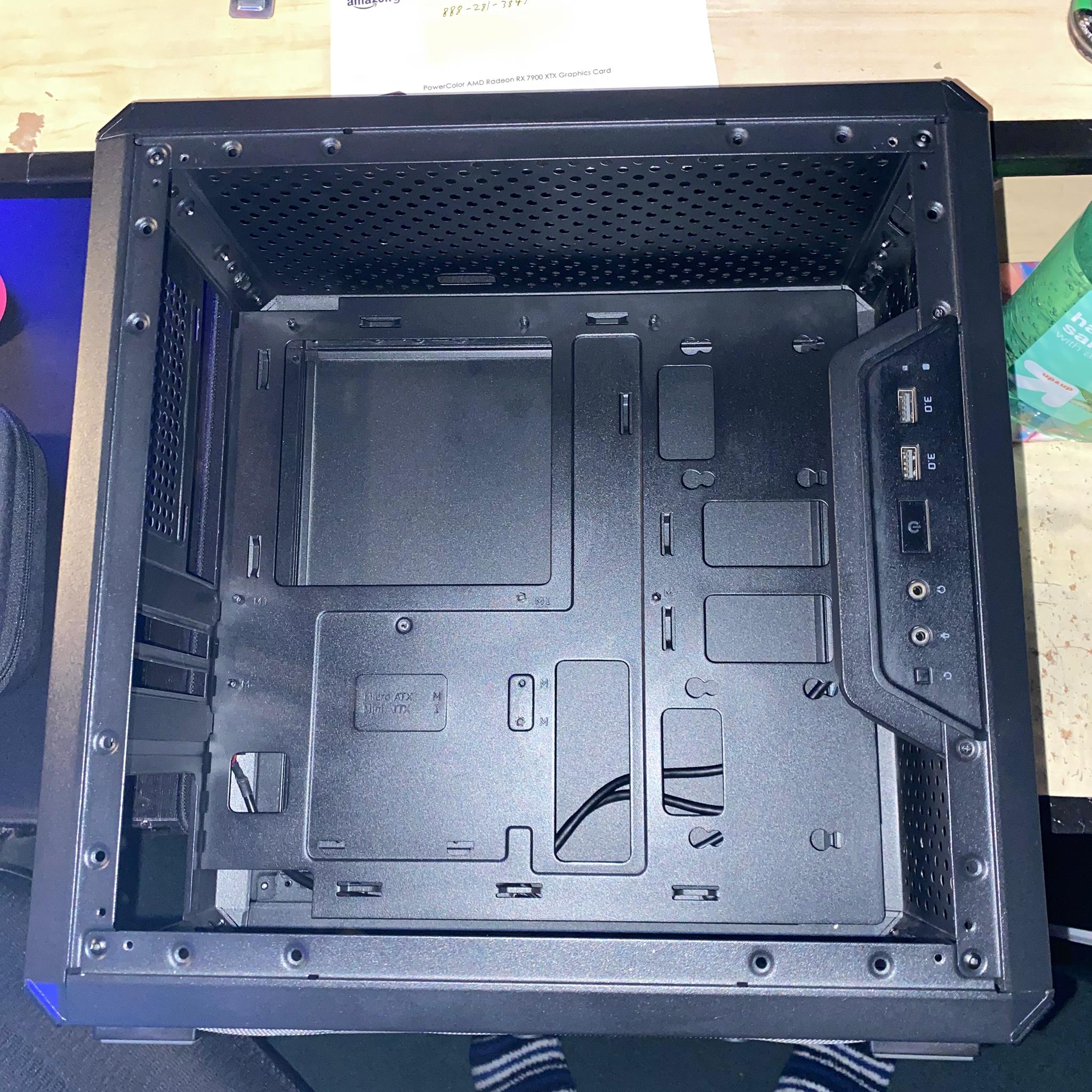 Cooler Master MasterBox Q300L M-ATX PC Case // comes with all case screws and phanteks rgb strip