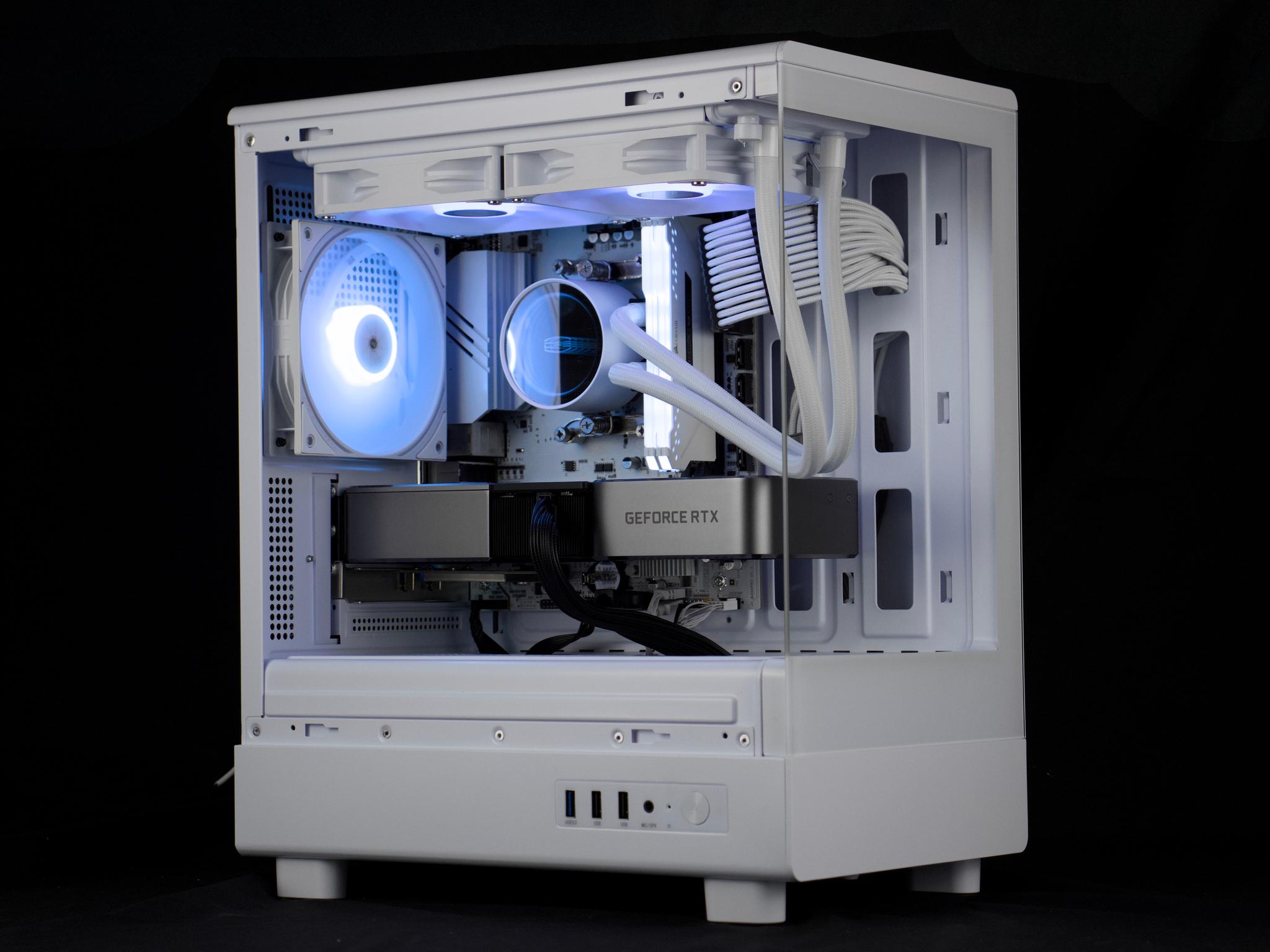 🧊❄️🧊 White Gaming PC – RTX 3070 TI, Ryzen 5 5600, 16GB RAM, 1TB NVMe SSD - WiFi, BlueTooth 🧊❄️🧊