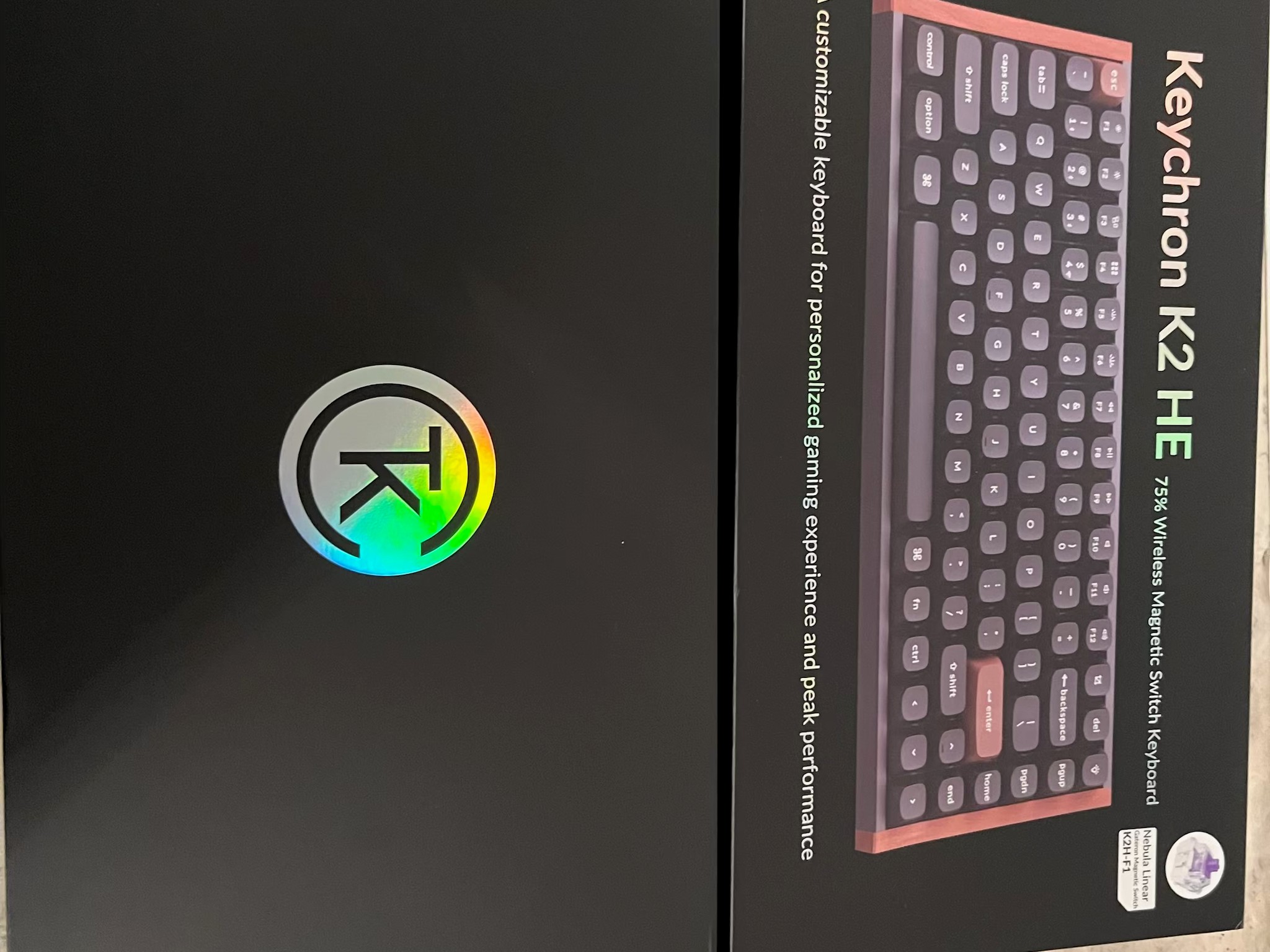 Keychron K2HE Special Edition (wood sides)