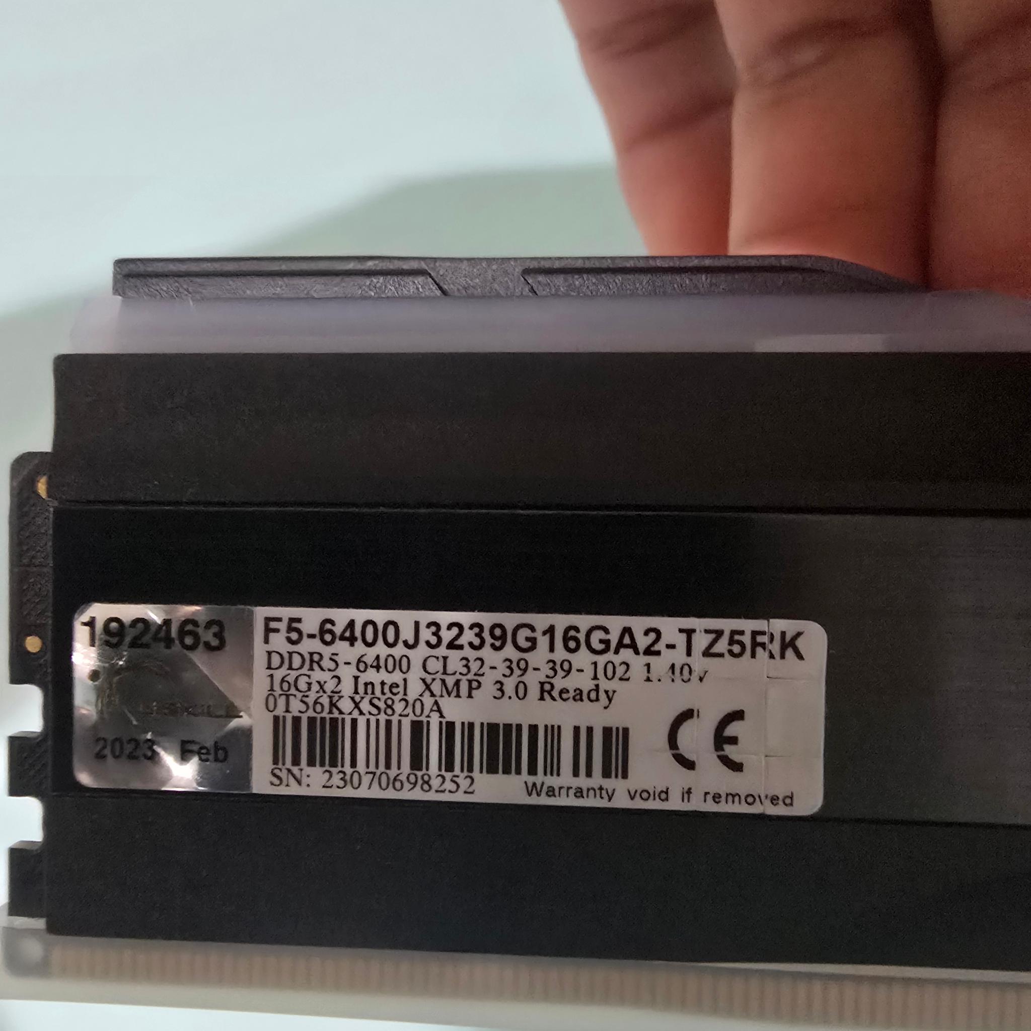 G.SKILL Trident Z5 DDR5 32 GB (2×16) 6000 MHz