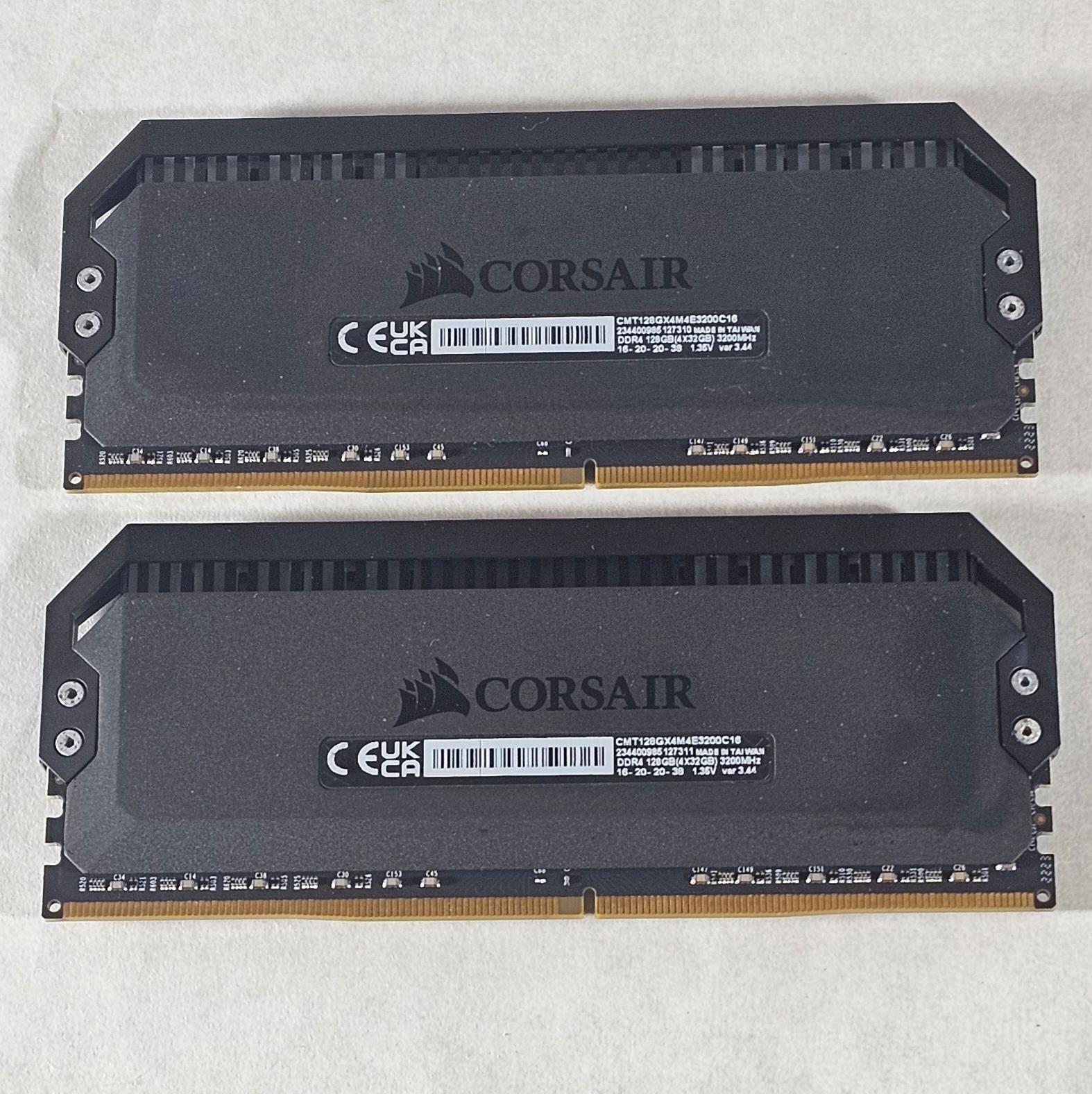 64GB DDR4 (2x32GB) CL16 3200MT/s Corsair Dominator Platinum