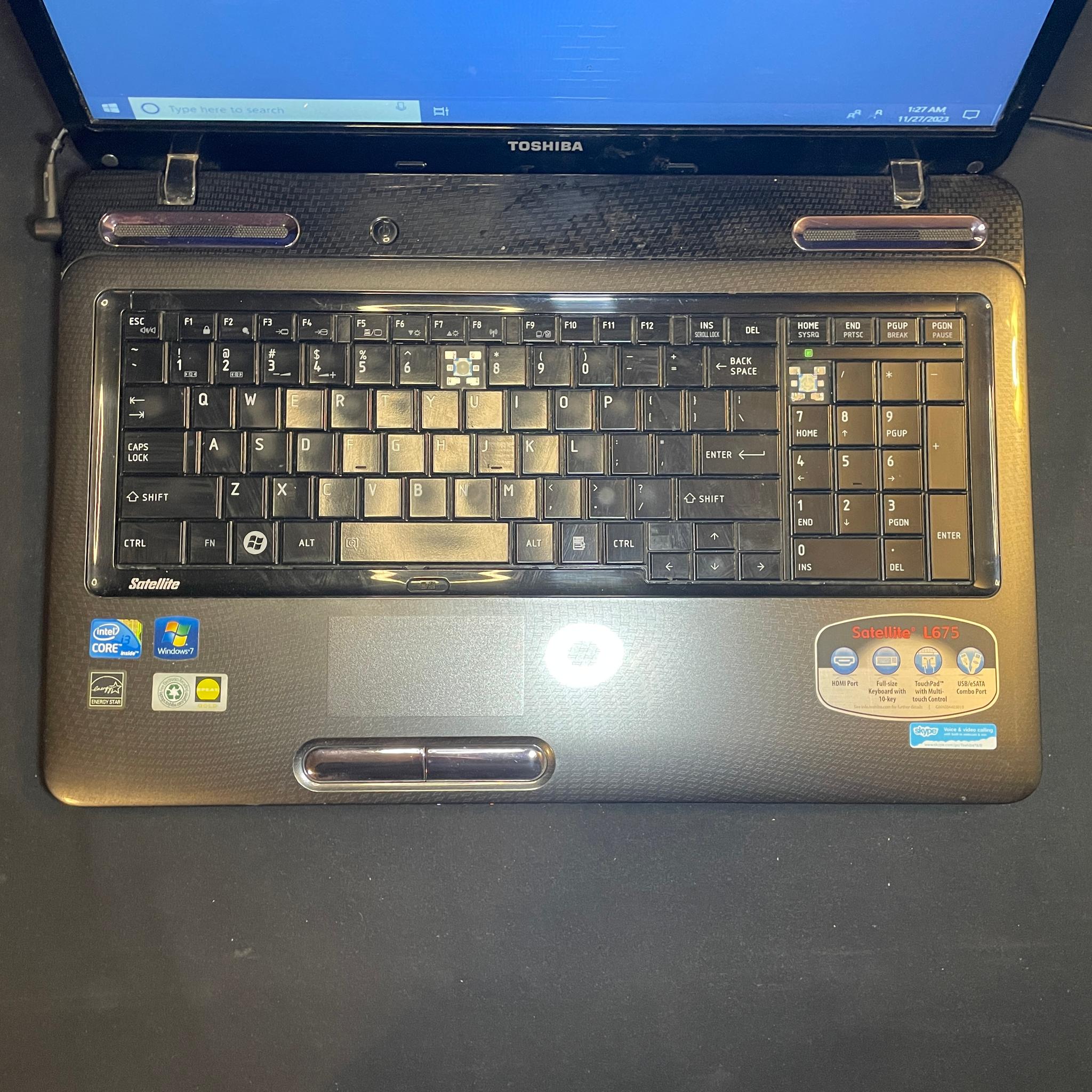 Toshiba Satellite l675-s7108