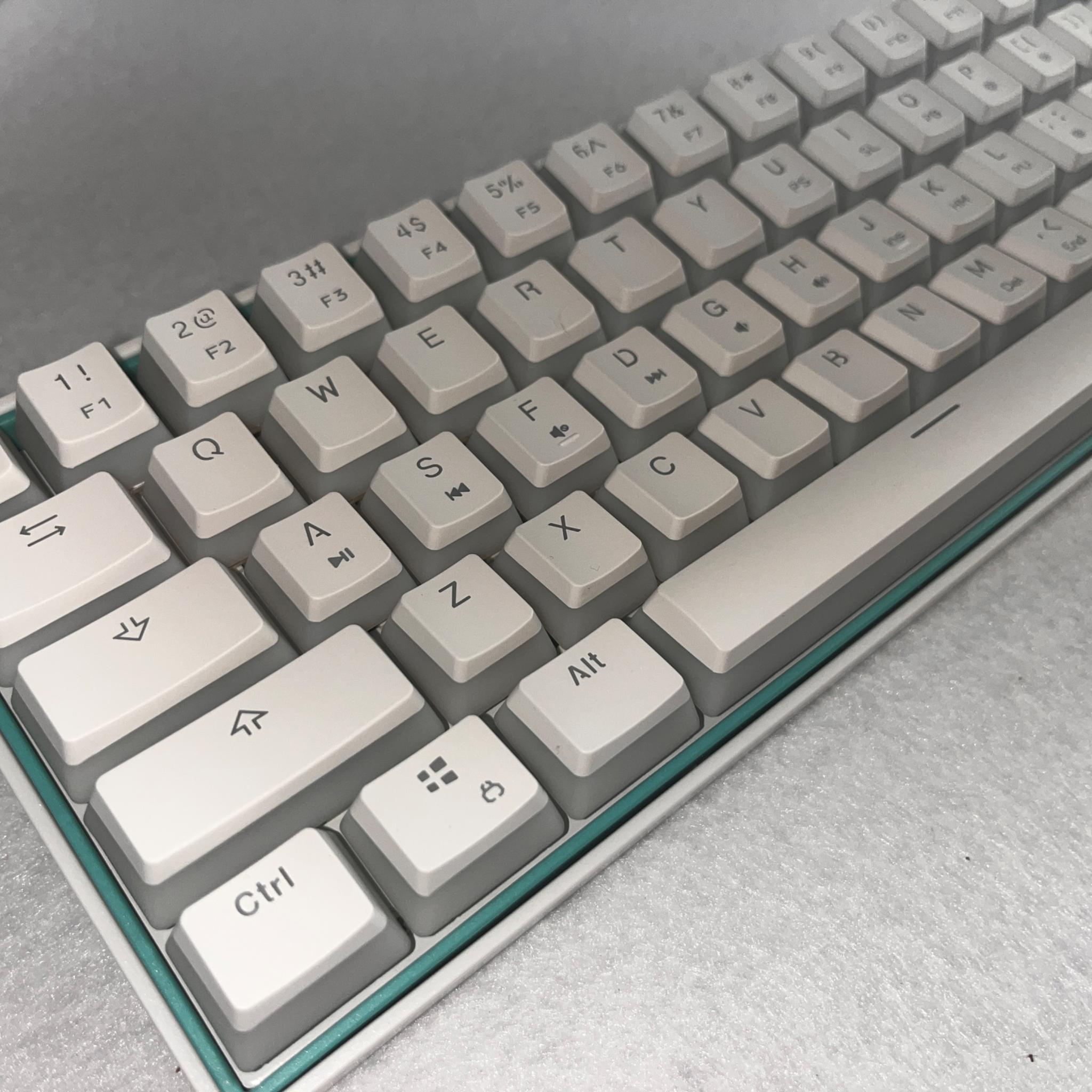60% Mechanical Keyboard RGB Wired Keyboard PC/Mac Hot-Swappable Mechanical H&J Brown Switches.