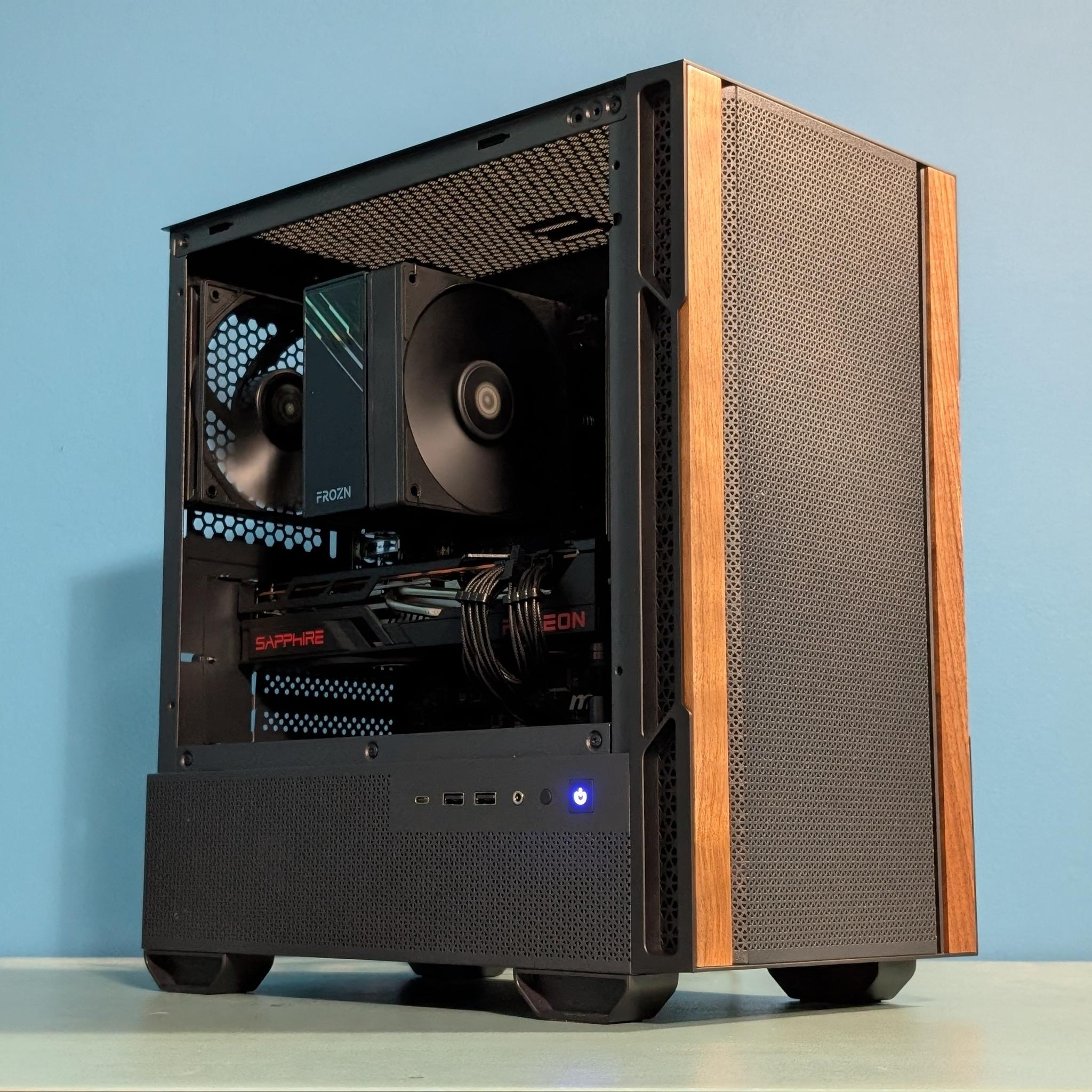 Classy Gaming PC | Ryzen 5 5600, RX 6700 XT, 32GB RAM, 1TB NVMe | SteamOS Compatible