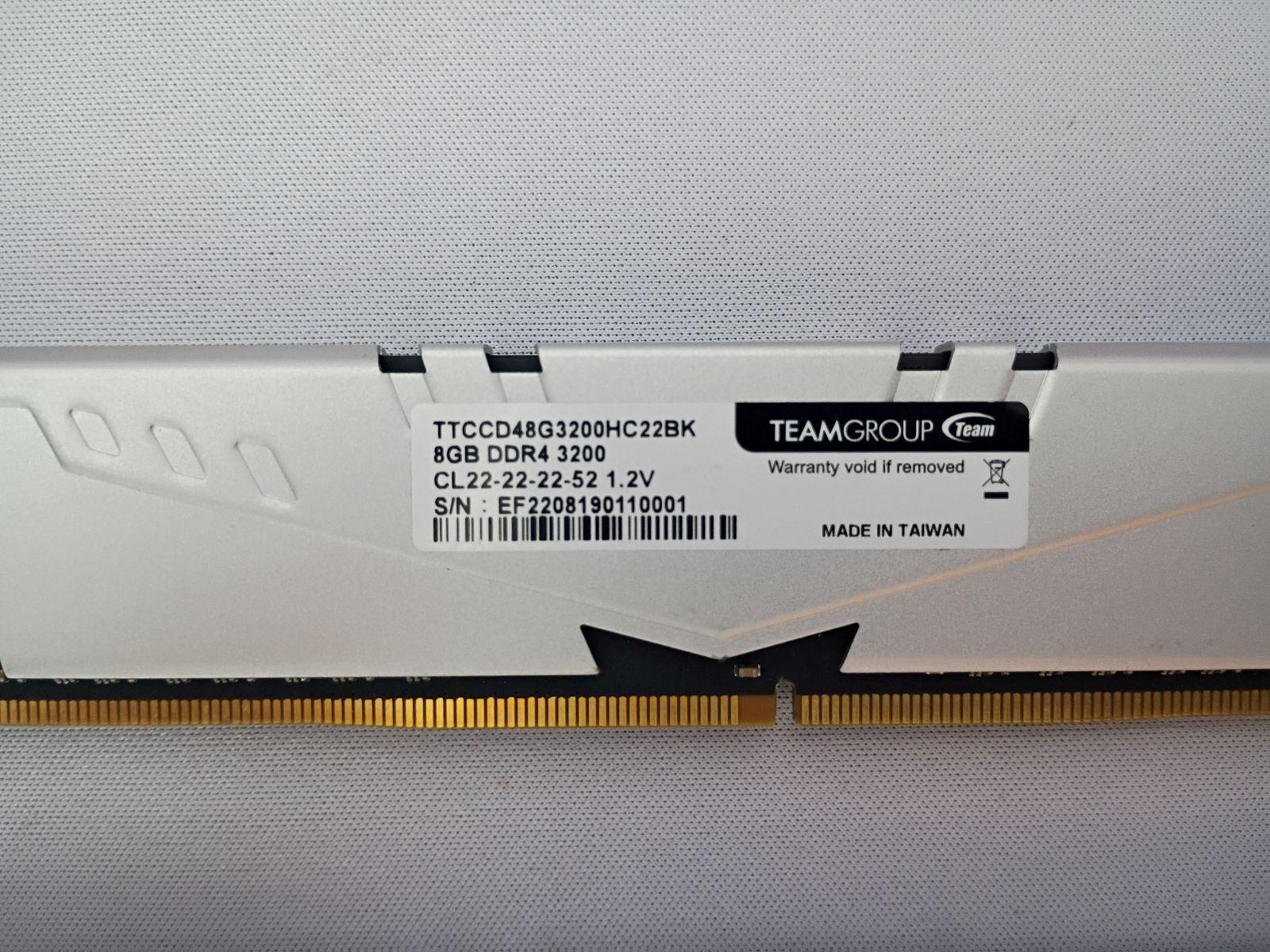16GB (2x8) T-Create DDR4 Classic 3200Mhz CL 22-22-22-52 1.2v