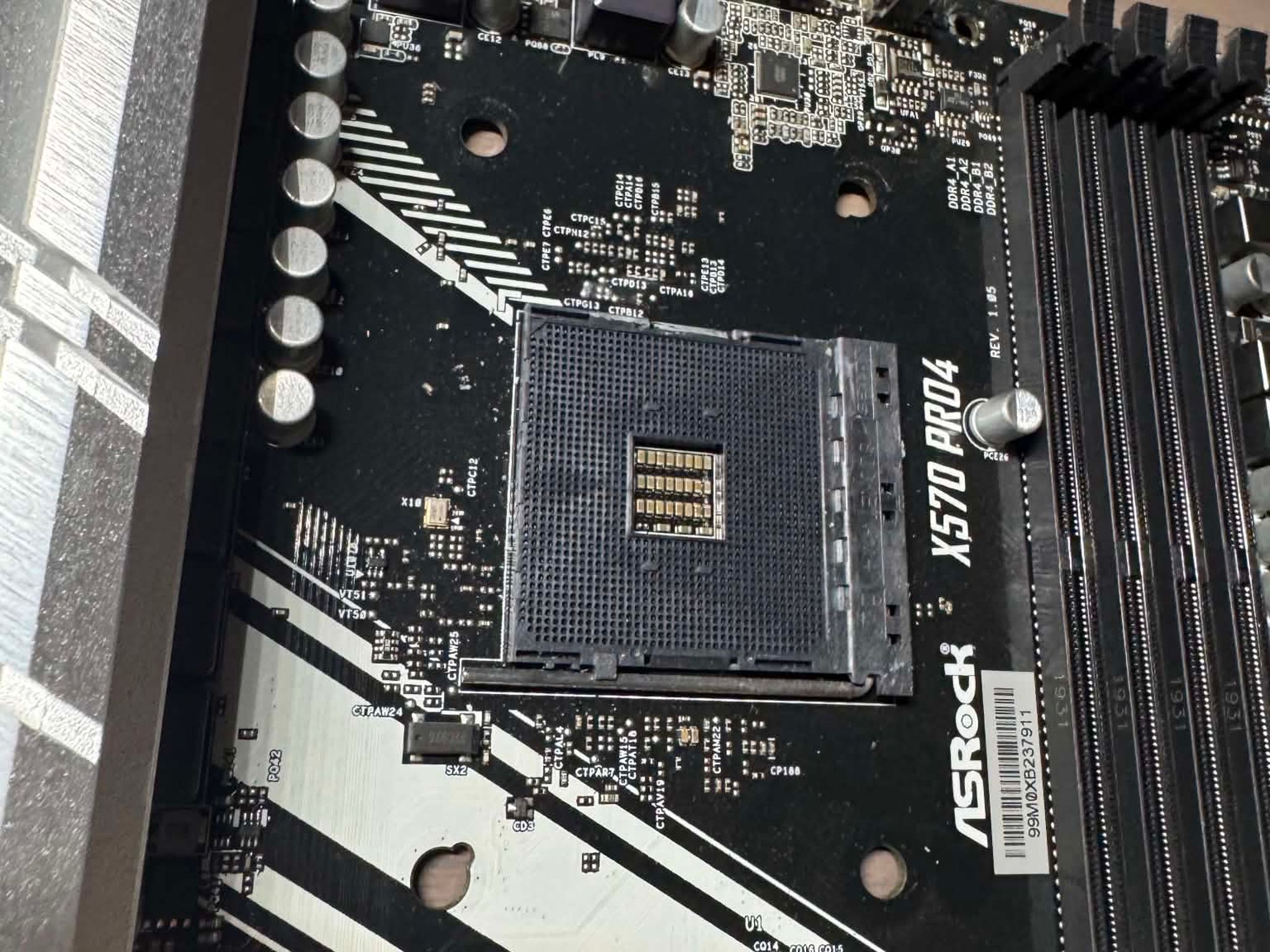 ASRock X570 Pro4 AM4 ATX Motherboard AMD Ryzen 5000 Ready DDR4 PCIe 4.0 M.2