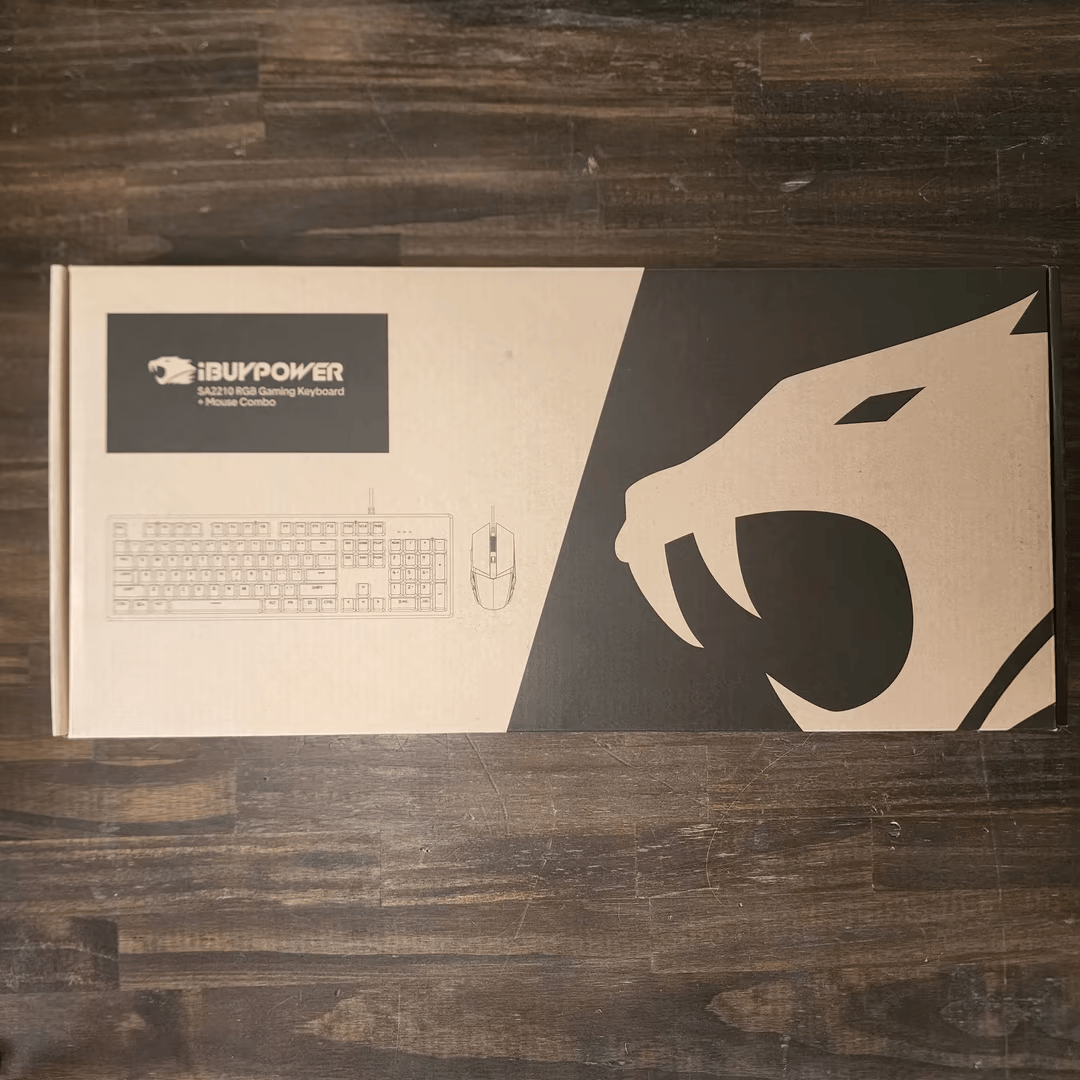 IBuyPower RGB Keyboard and Mouse Combo SA210