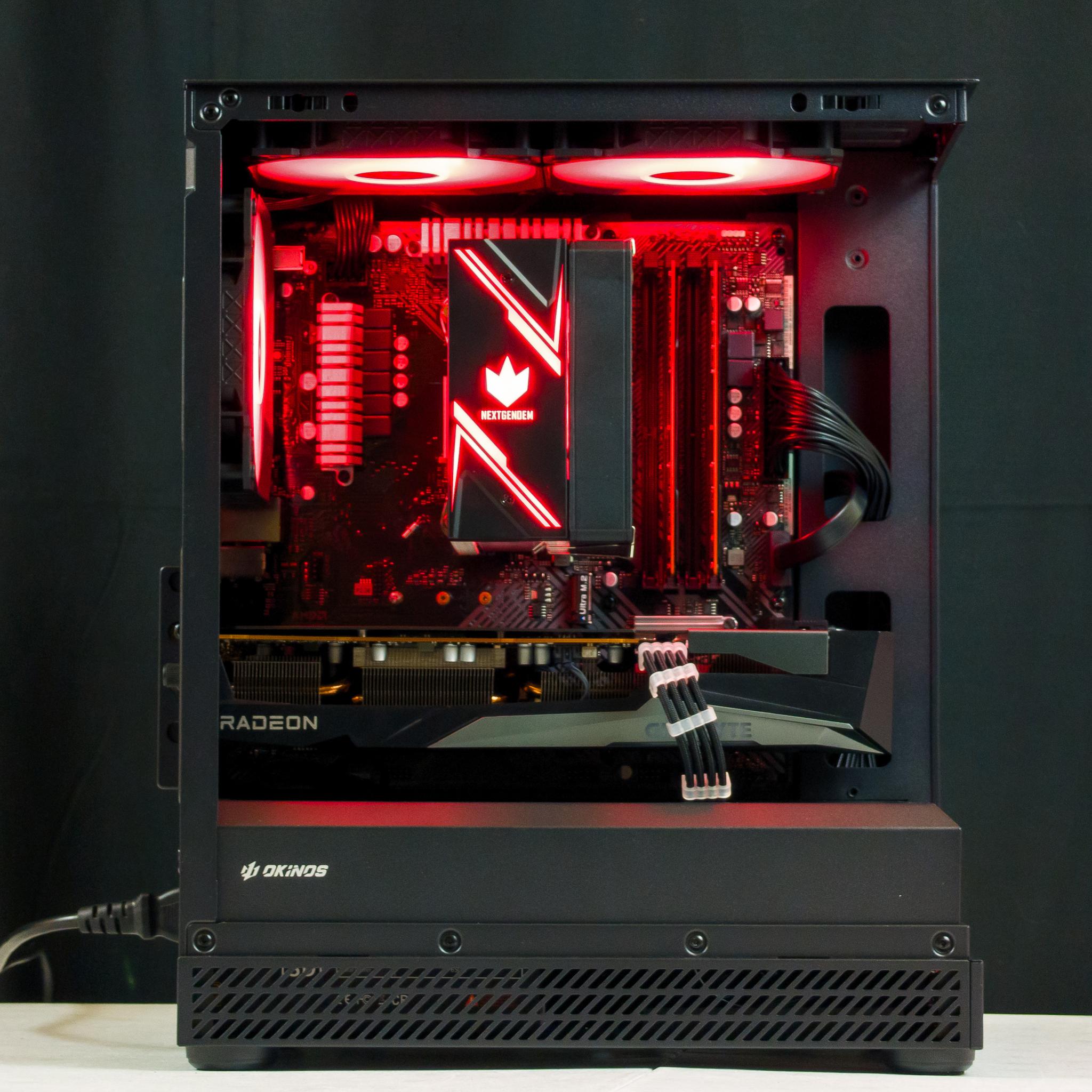 ❤️🖤 RX 7600 / Ryzen 5 3600 / 16GB Gaming PC 🖤❤️